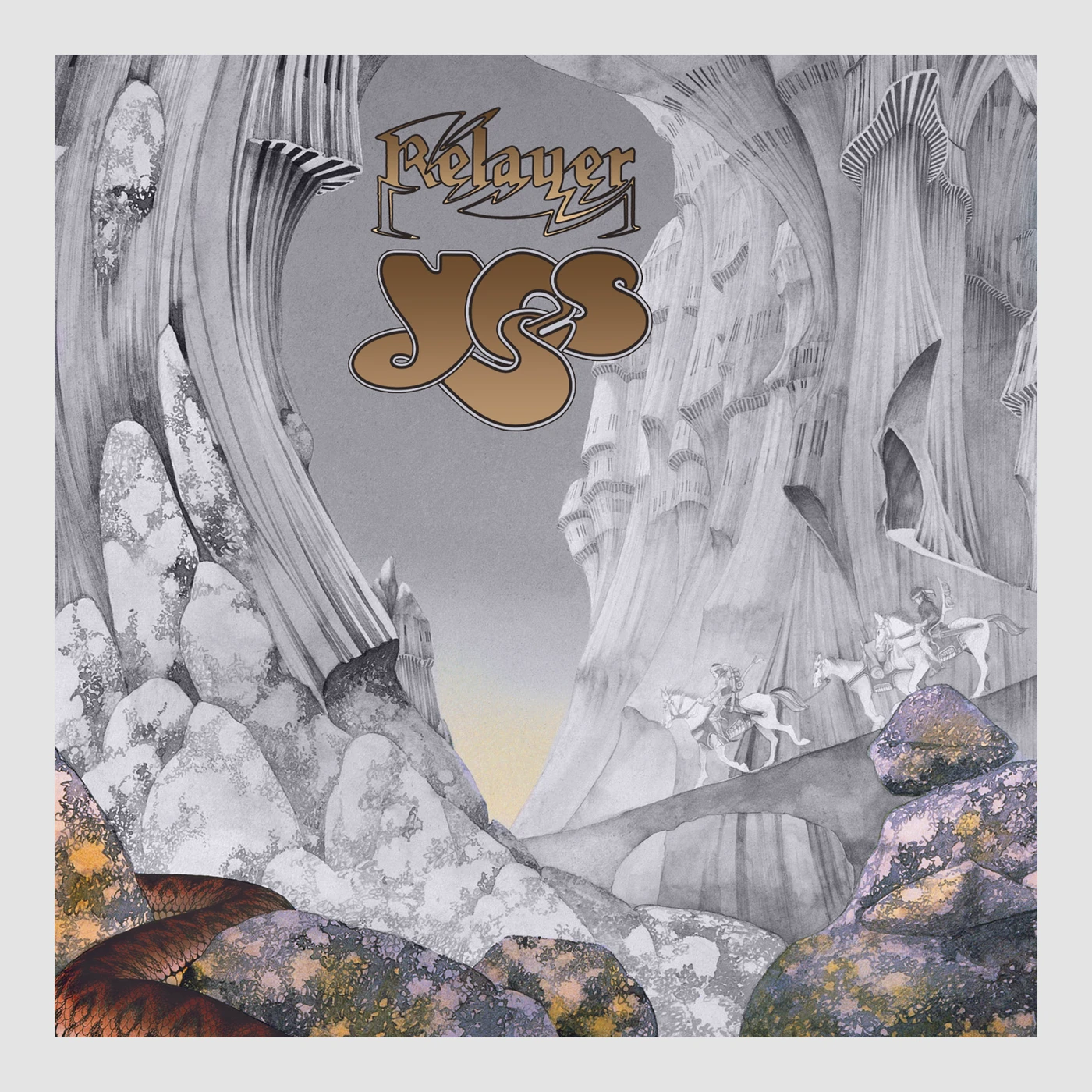 Yes T-Shirt | Relayer Official Album Art Cover Yes T-Shirt