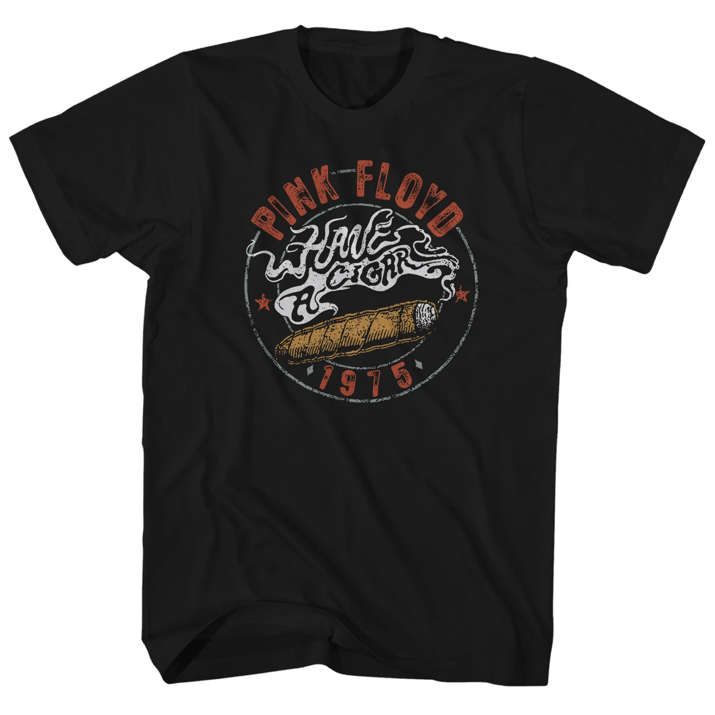 Pink Floyd T-Shirt | 1975 Have A Cigar Poster Art Pink Floyd T-Shirt