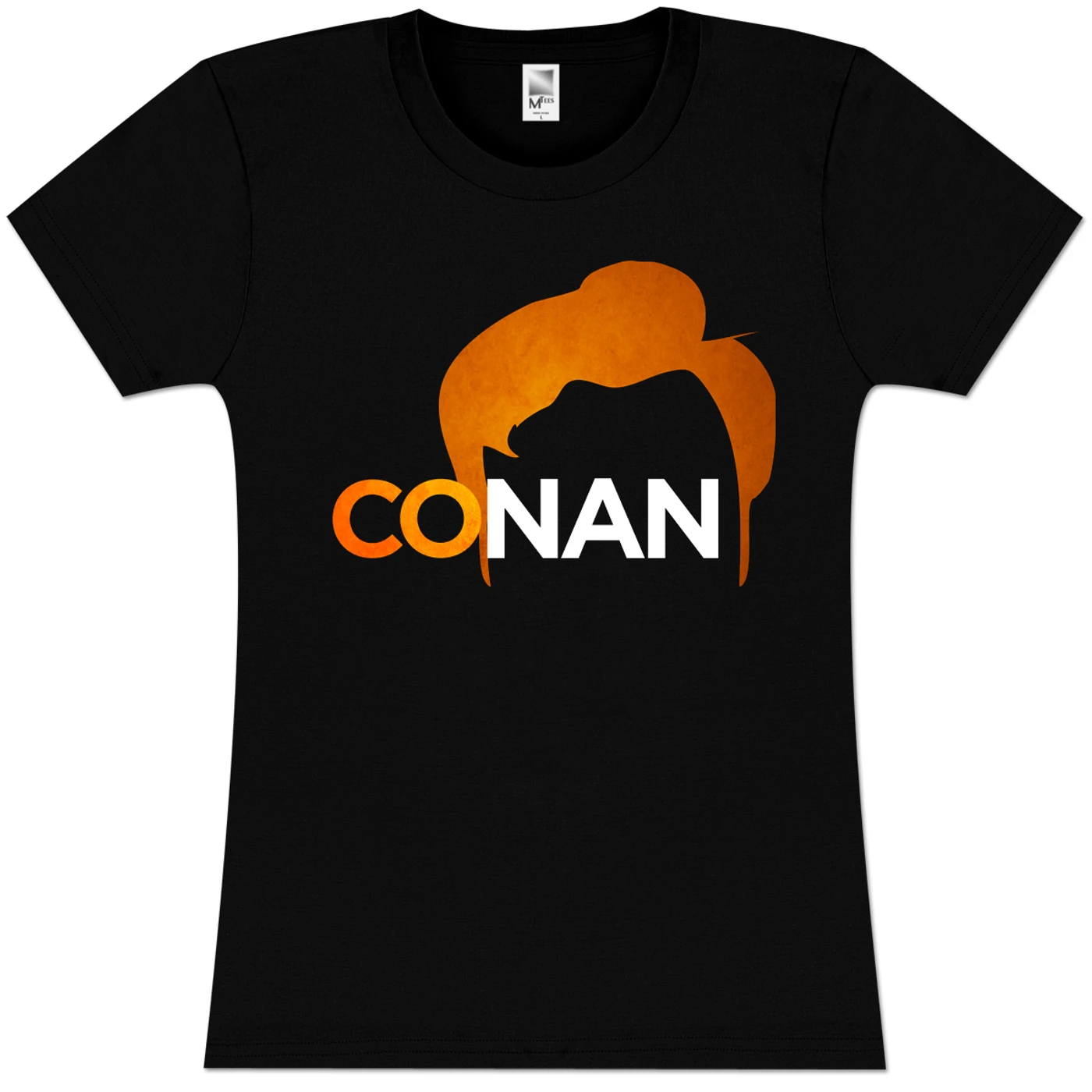 Team Coco Conan O'Brien Pomp Logo Girlie T-Shirt