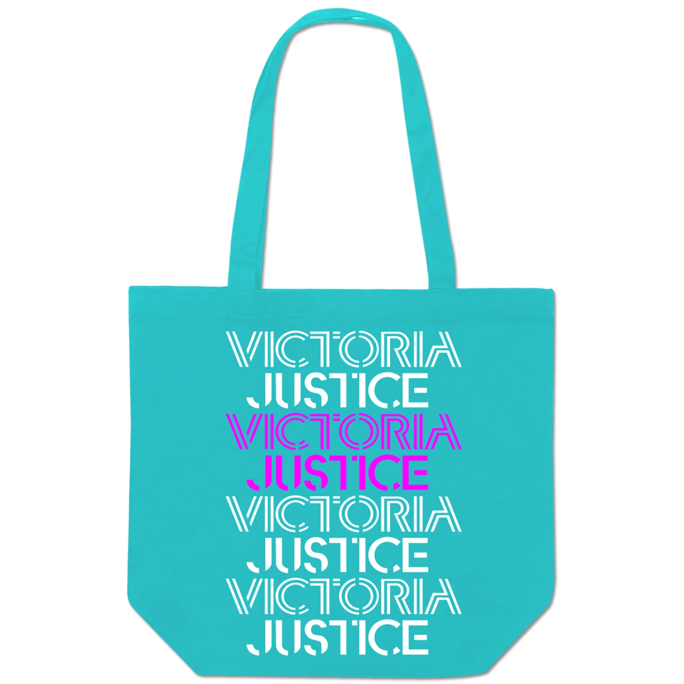 Victoria Justice Stacked Logo Tote Bag