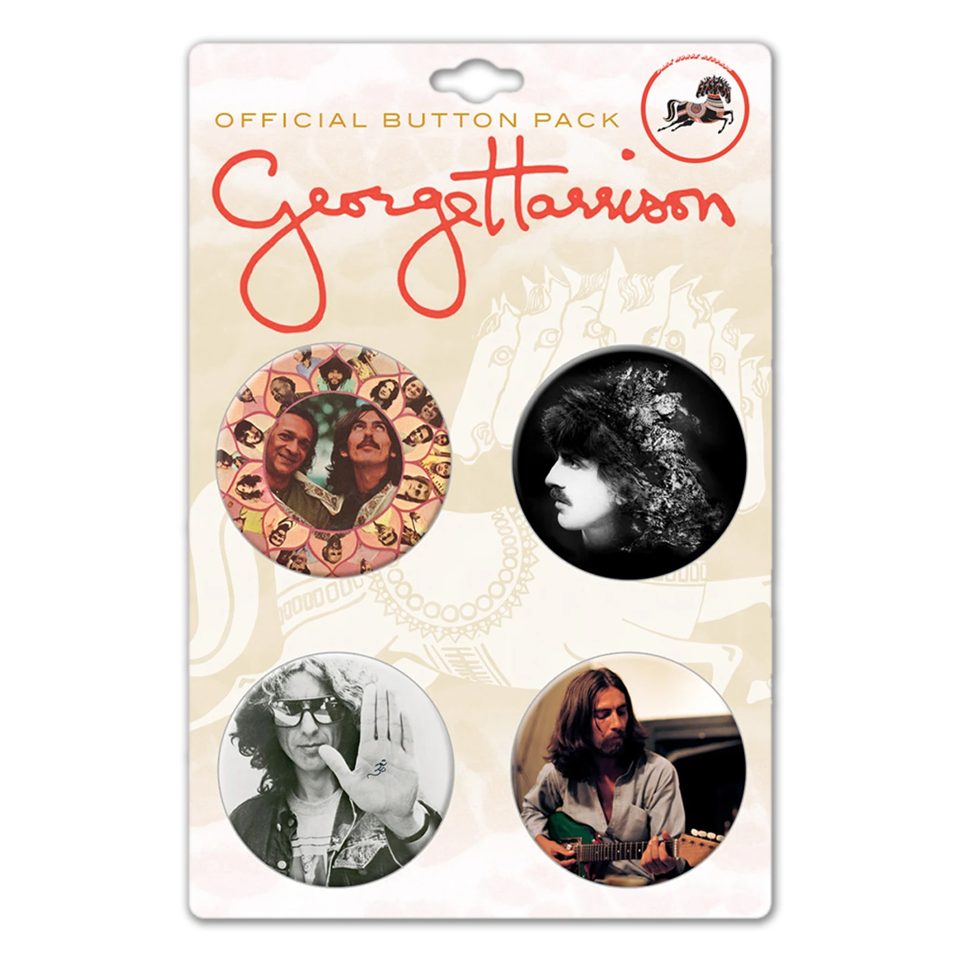George Harrison Candid Portraits Pin Set