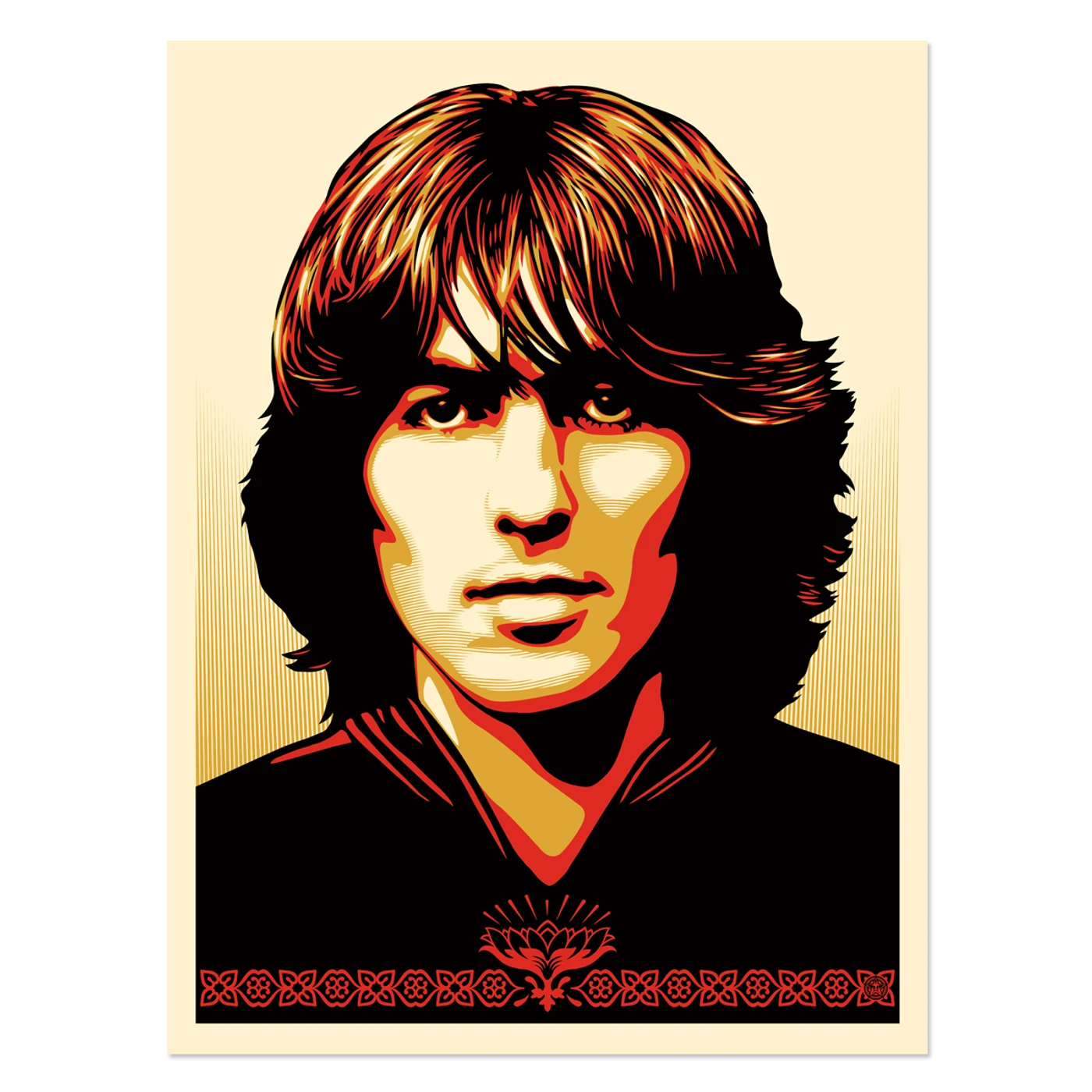 George Harrison Shepard Fairey Offset Lithograph (Unsigned & Unumbered)