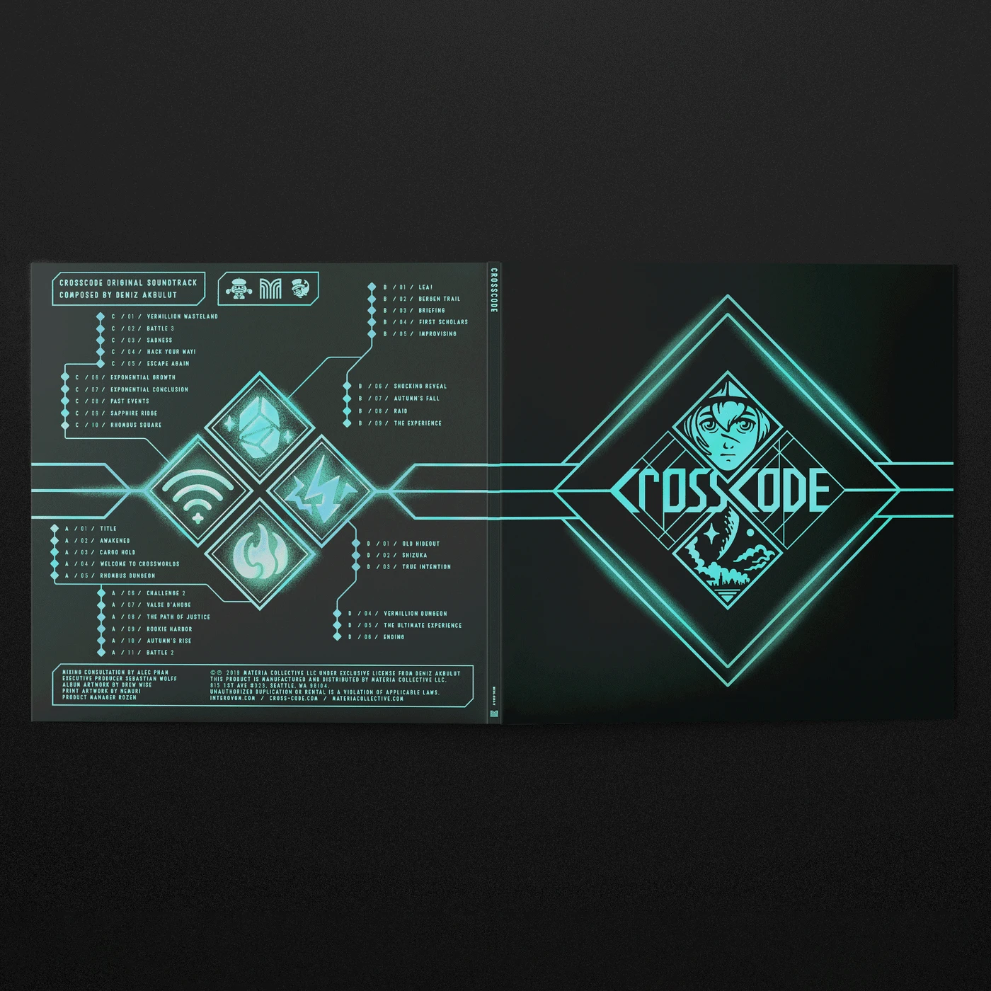 CrossCode (Original Game Soundtrack) - Deniz Akbulut (2xLP Vinyl Record)