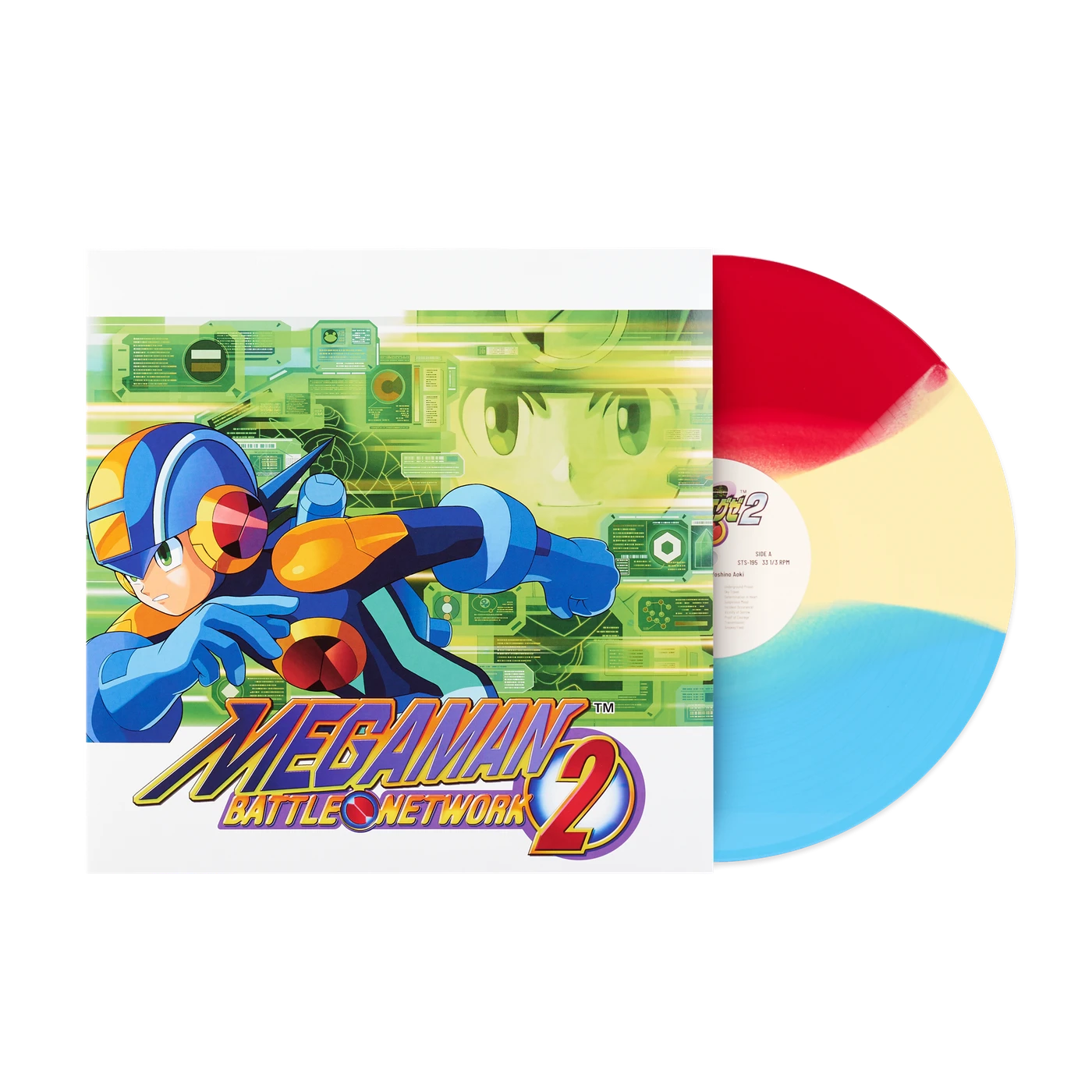 Mega Man Battle Network 2 (Original Video Game Soundtrack) - Yoshino Aoki (1xLP Vinyl Record) [Tricolor Variant]