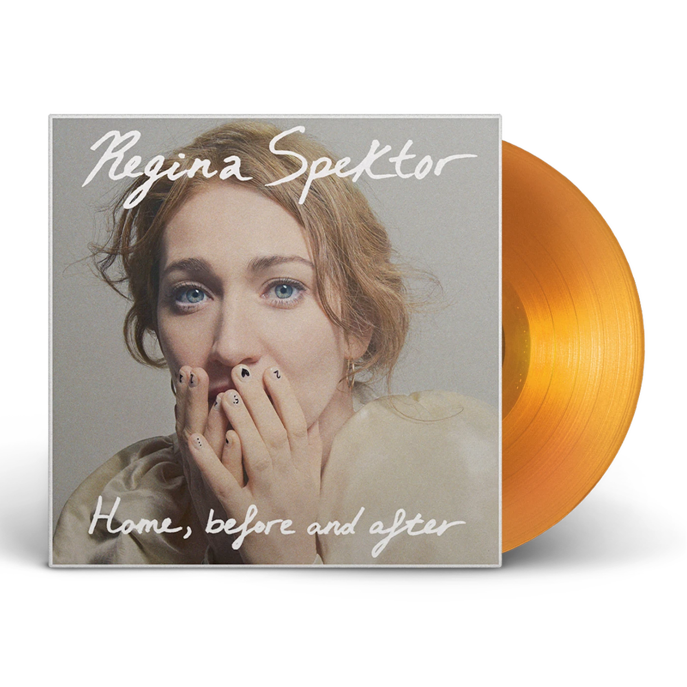 Regina Spektor Home, before and after 12" Vinyl (Orange Crush)