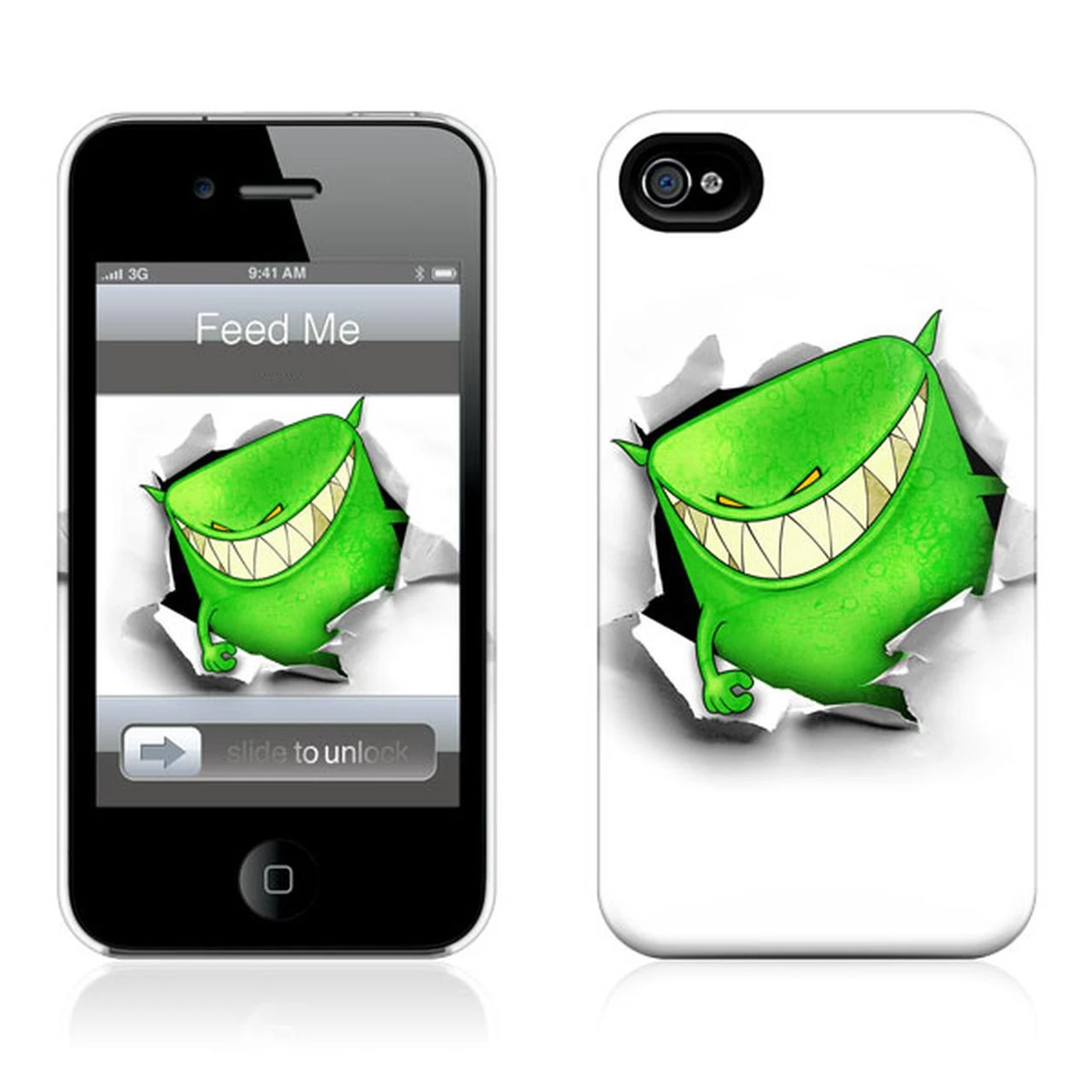 Feed Me iPhone Case // White