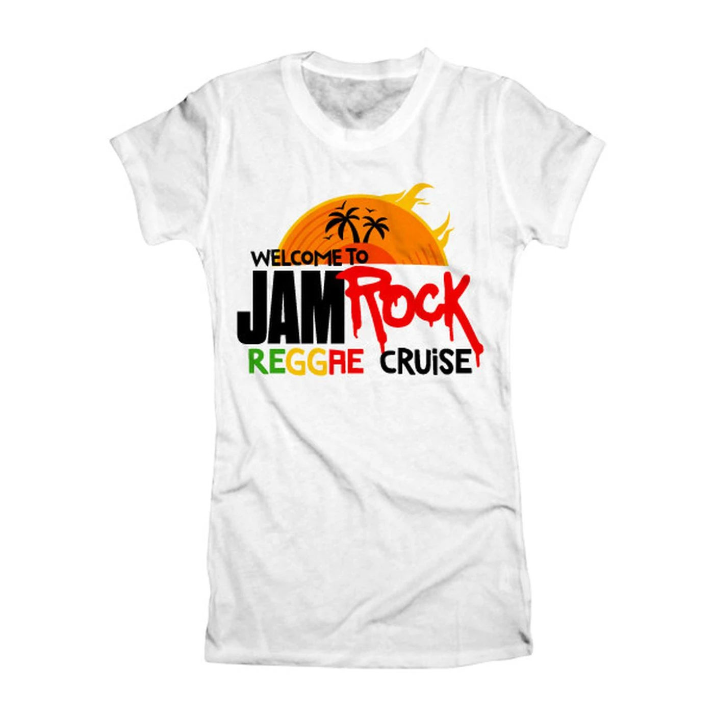 Welcome To Jamrock 2015 "Reggae Cruise" White Event Women's T-shirt