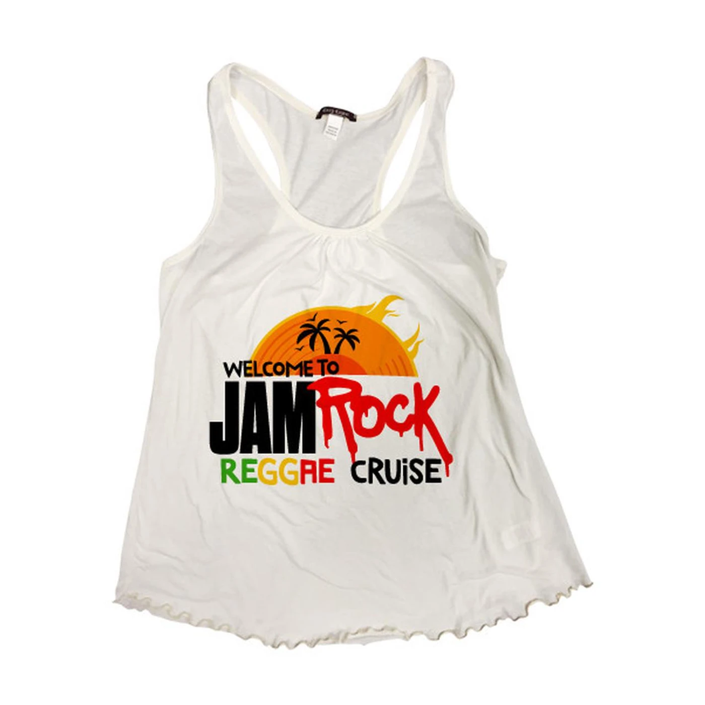 Welcome To Jamrock 2015 "Reggae Cruise" White Event Women's Tank Top