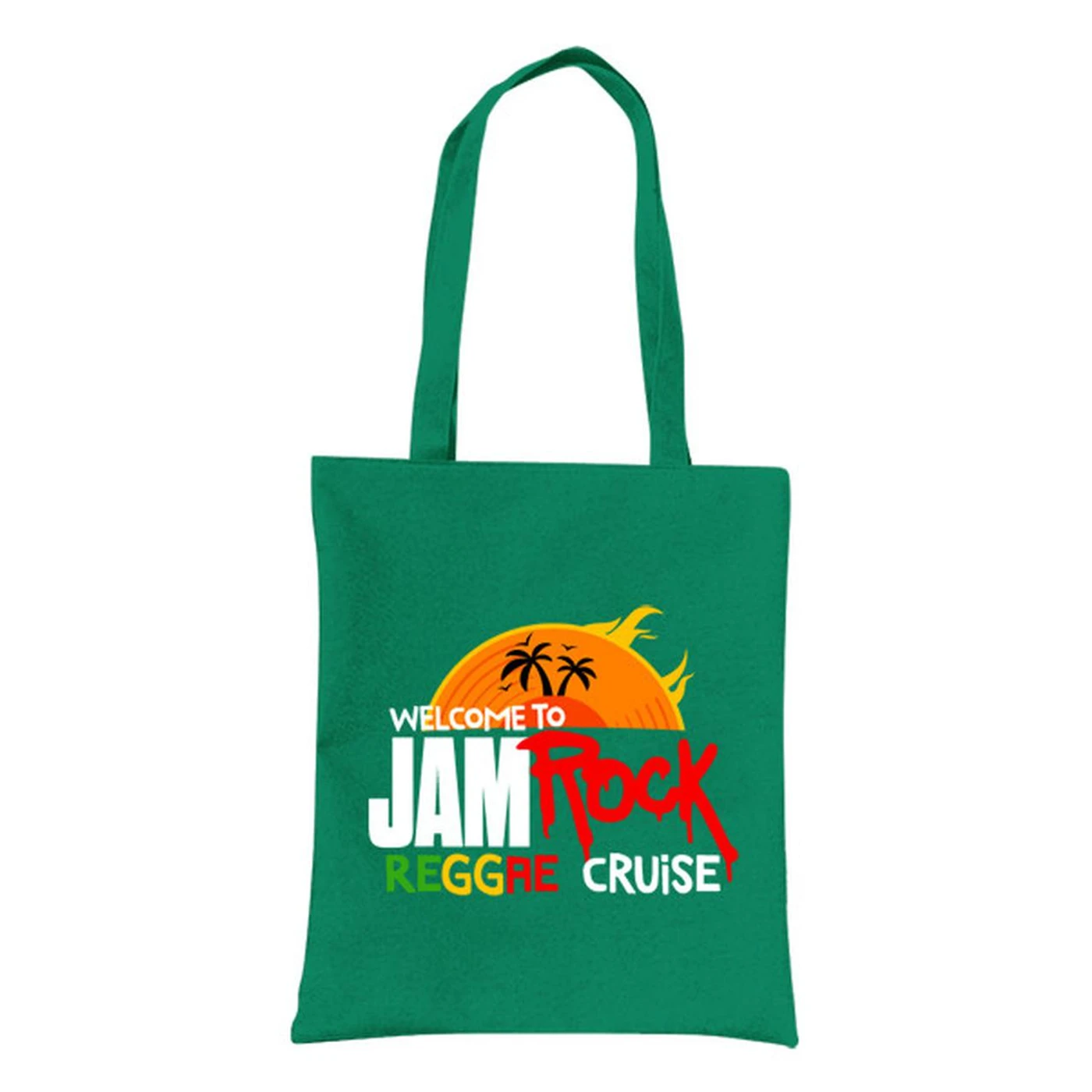 Welcome To Jamrock 2015 "Reggae Cruise" Green Event Tote Bag