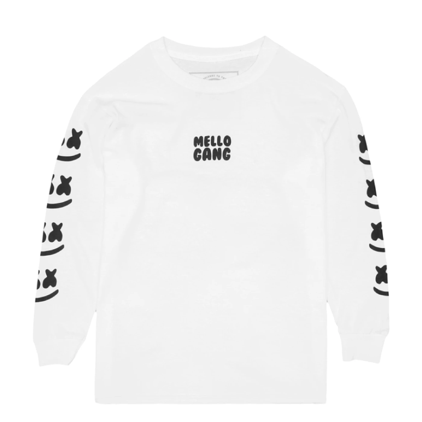 Marshmello Faces L/S Shirt (Youth) — White