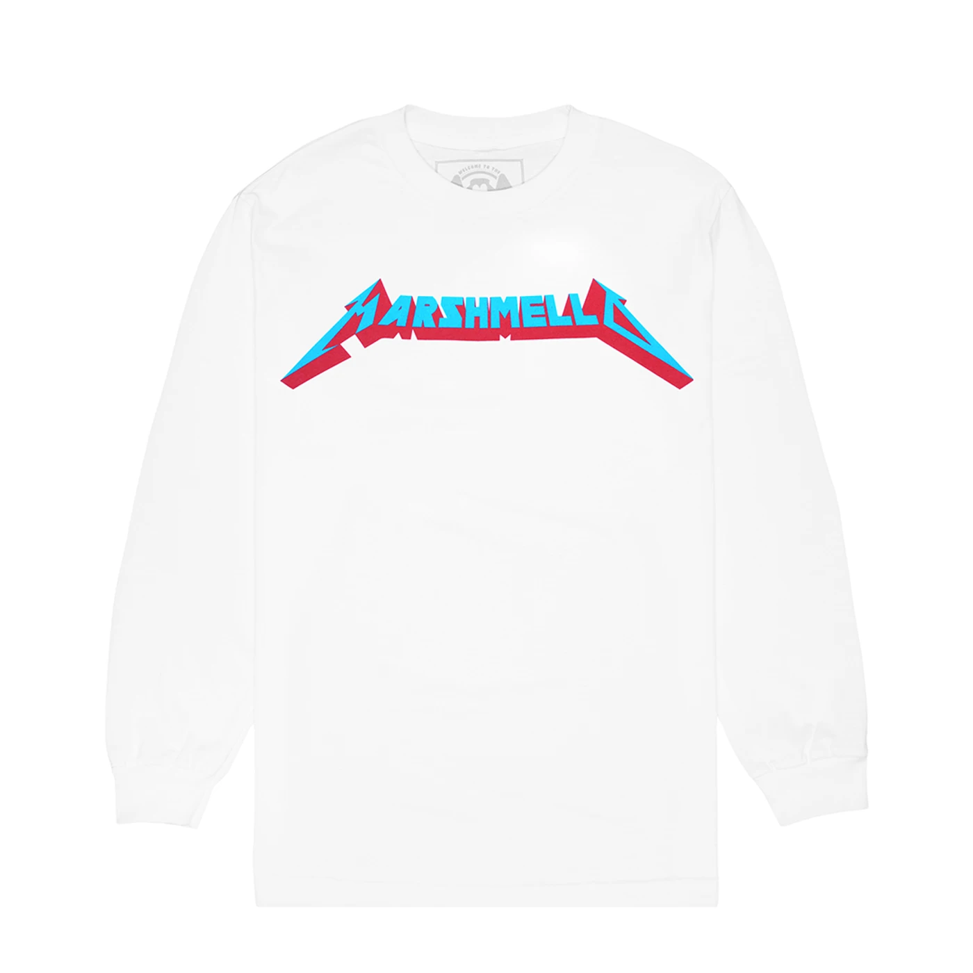 Marshmello Heavy Metal Mello L/S Shirt — White
