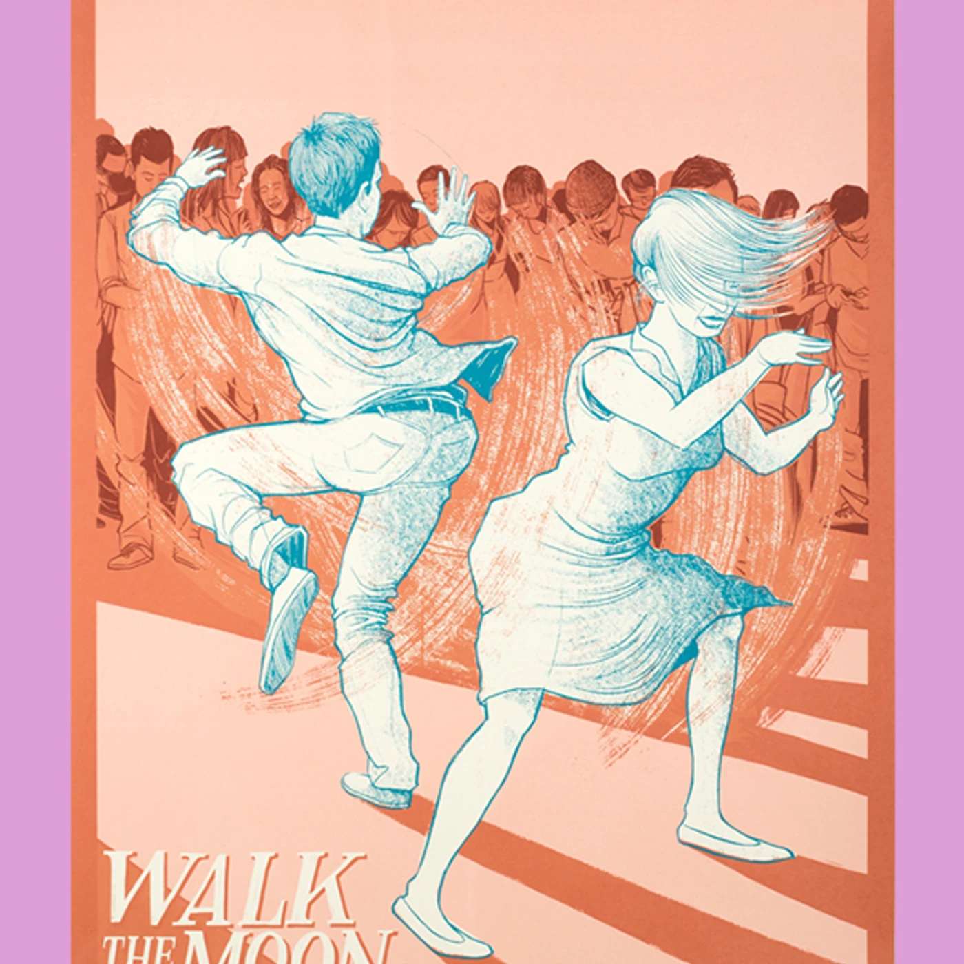 WALK THE MOON Philadelphia, PA (4/13/2015) Poster