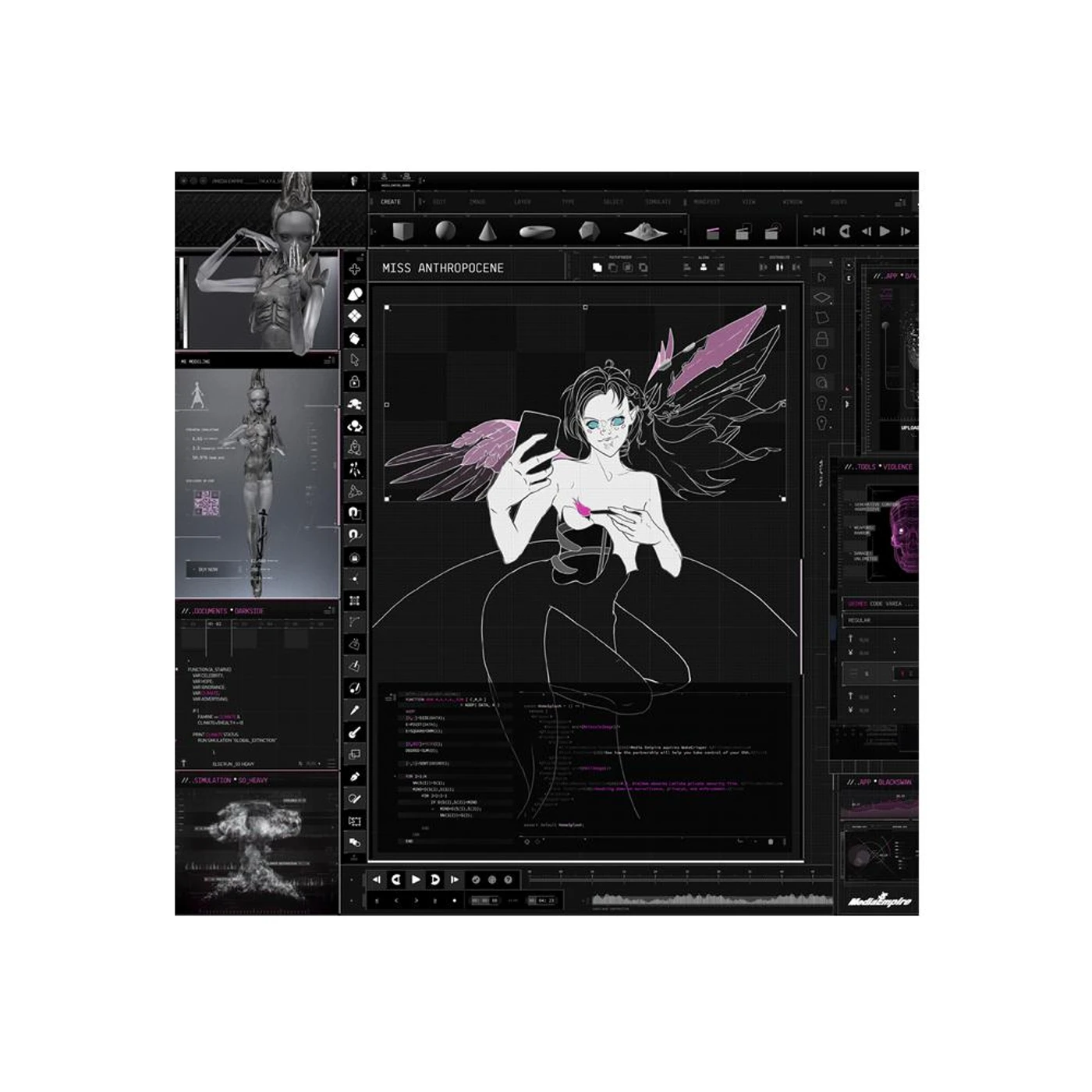 Grimes Miss Anthropocene CD