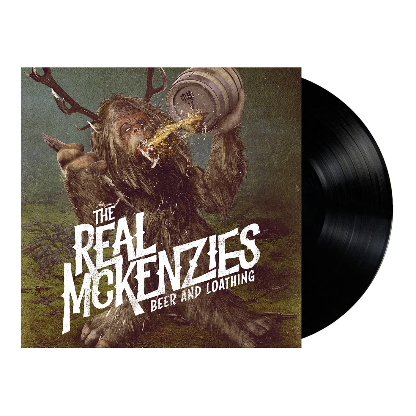 The Real McKenzies Beer and Loathing LP (Swamp Green & Beer) (Vinyl)