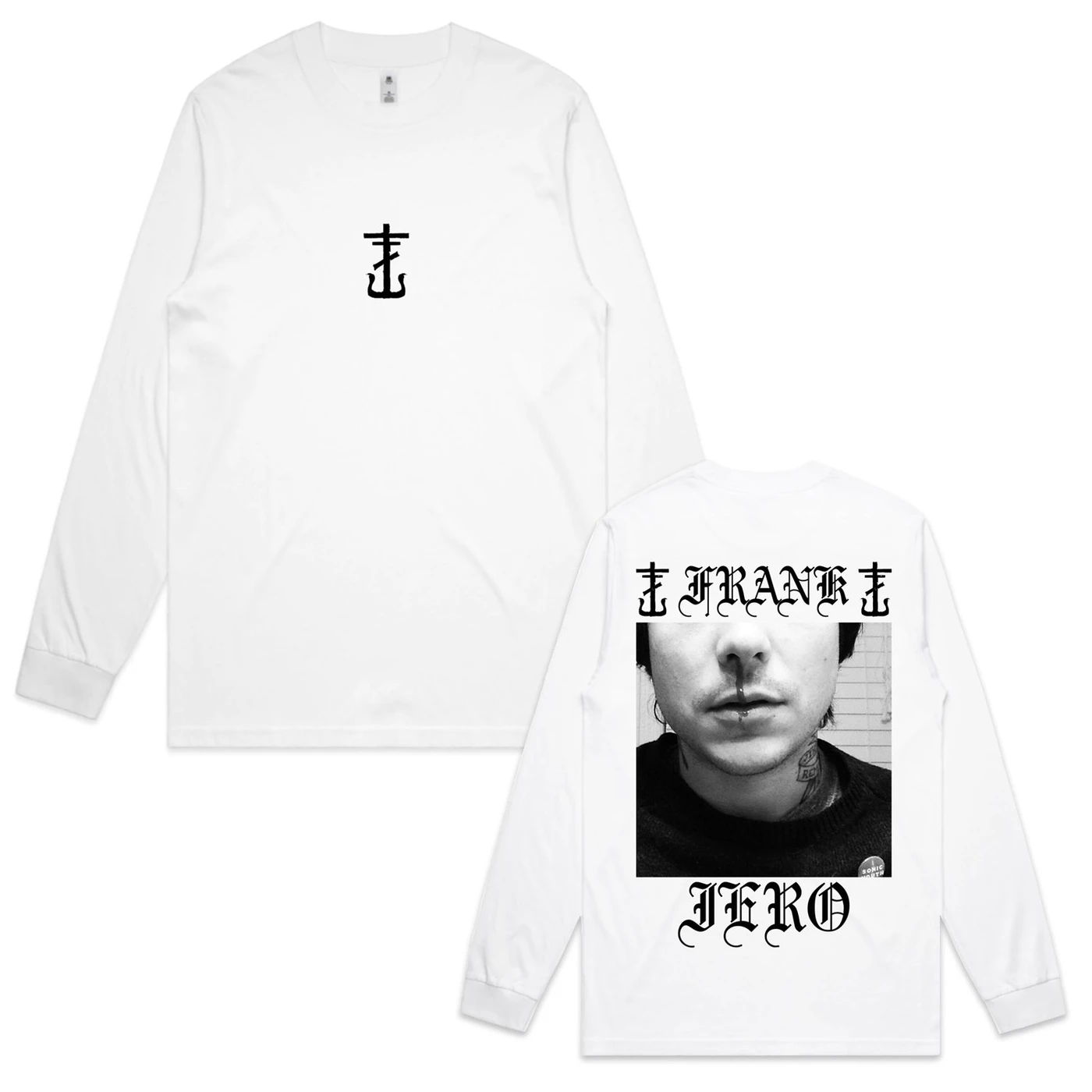 Frank Iero Bloody Nose Long Sleeve (White)