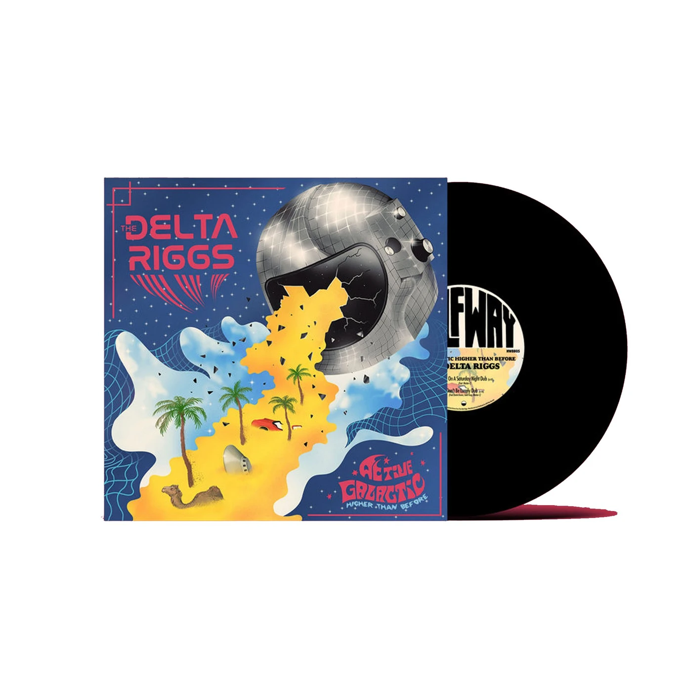 The Delta Riggs Active Galactic / Higher Than Before 12" (Black)