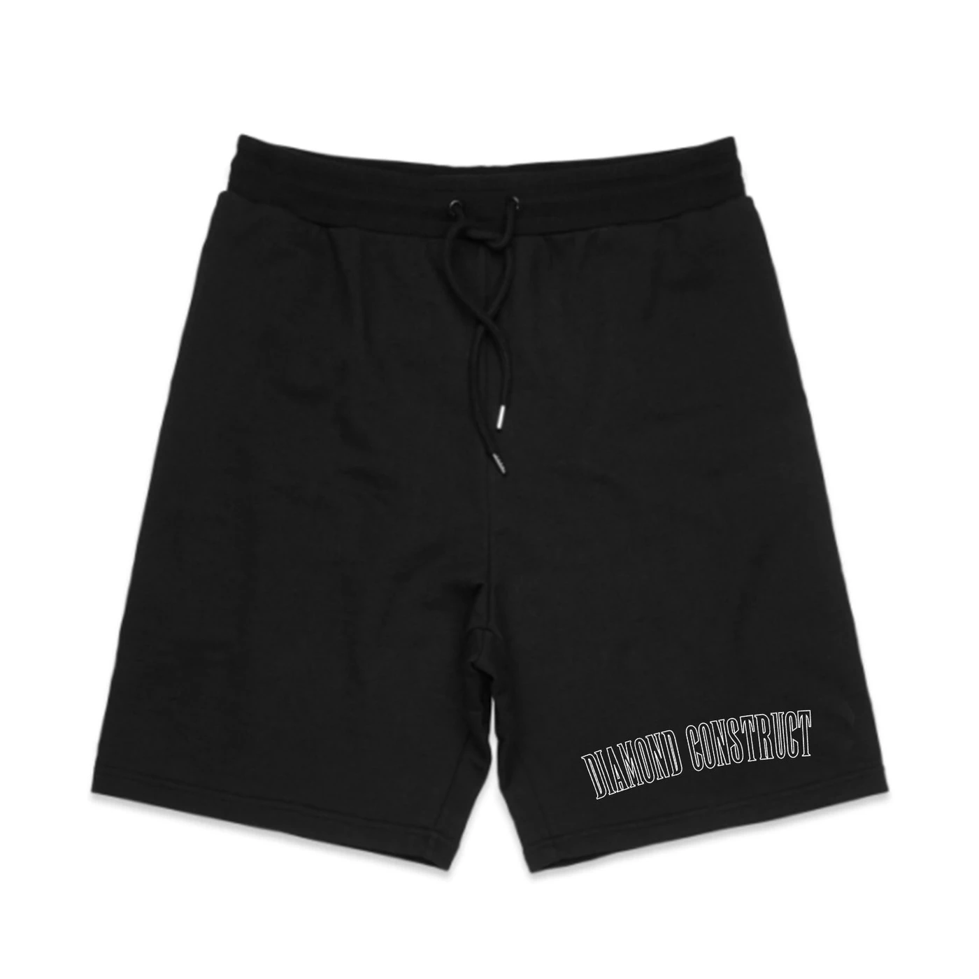 Diamond Construct College Embroidered Shorts (Black)