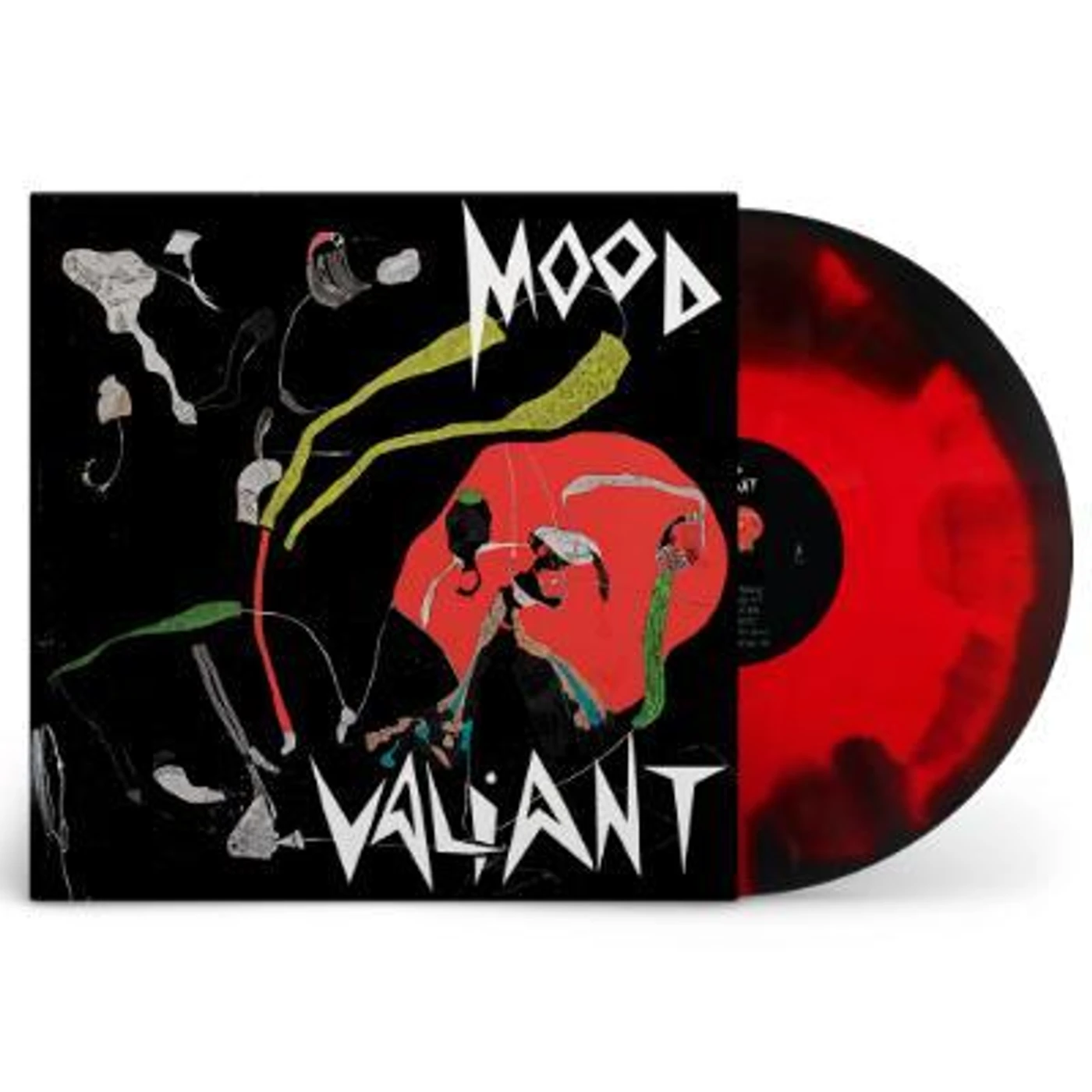 Hiatus Kaiyote Mood Valiant (Red in Black Inkspot Vinyl)