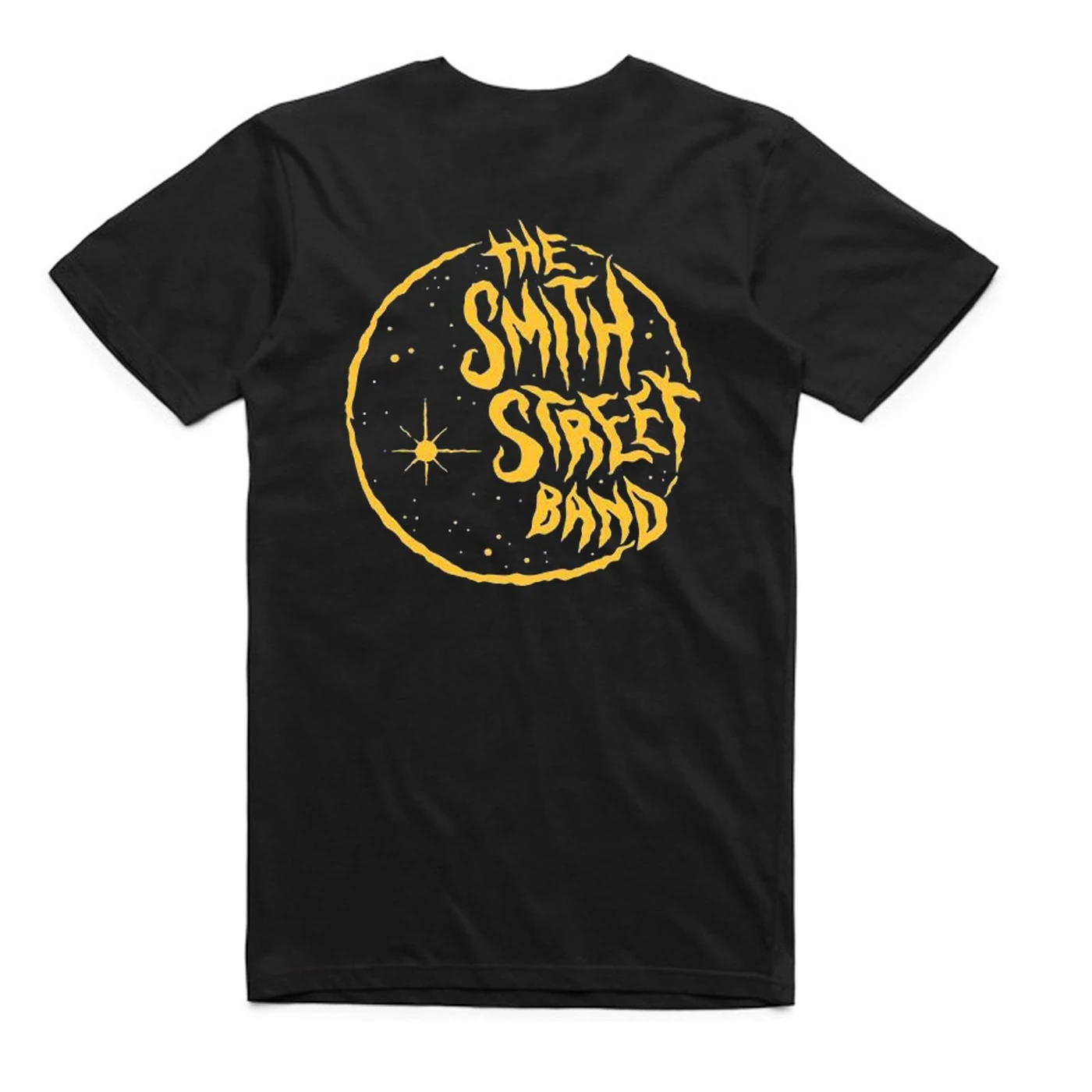 The Smith Street Band Black Moon T-Shirt (Yellow Print)