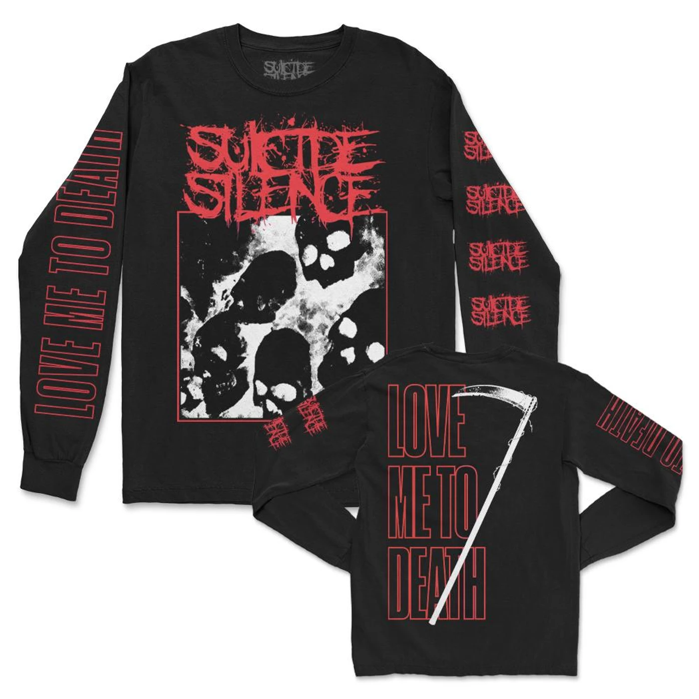 Suicide Silence Love Me To Death Long Sleeve (Black)