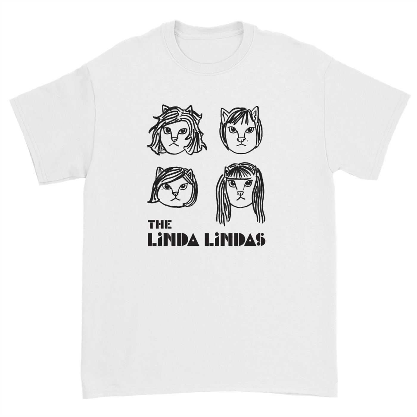 The Linda Lindas Cats! T-Shirt (White)