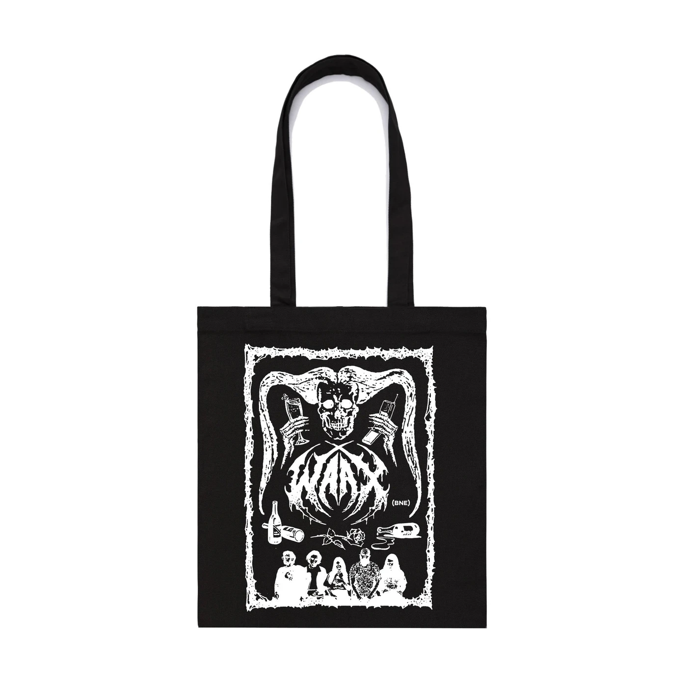 WAAX Old School Death Metal Tote Bag
