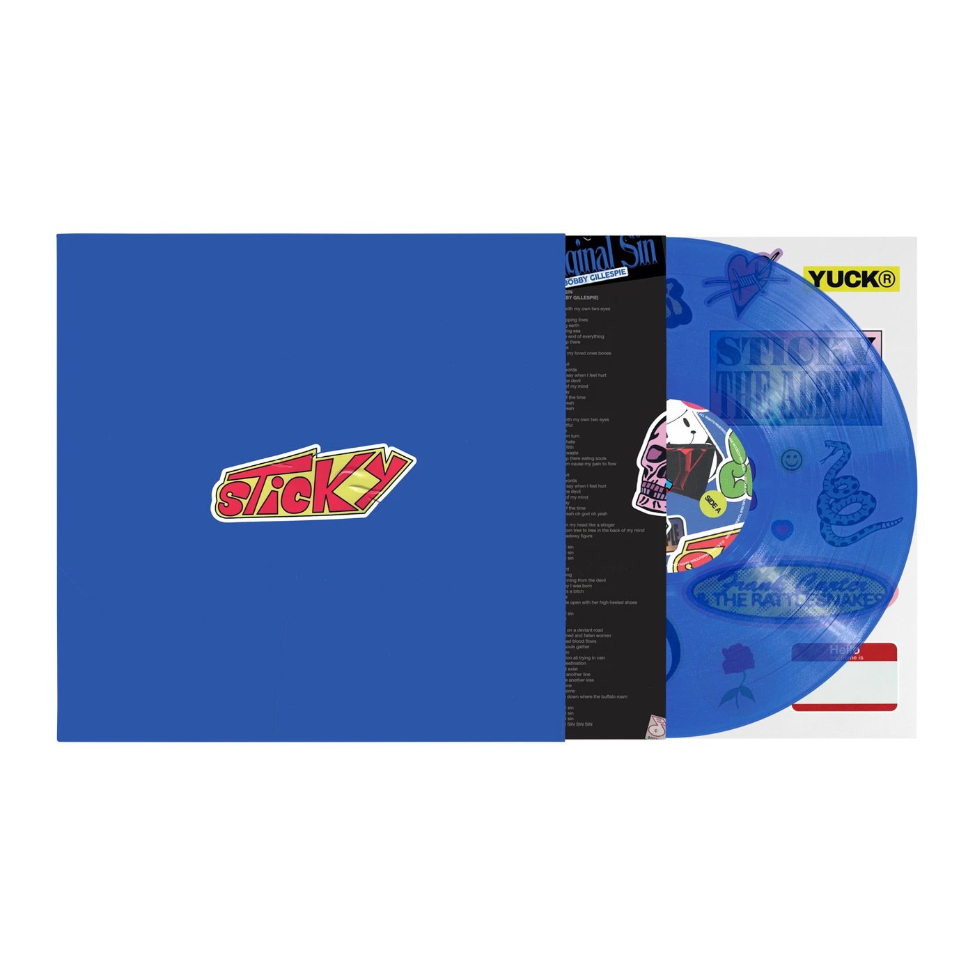 Frank Carter & The Rattlesnakes Sticky (Transparent blue vinyl)
