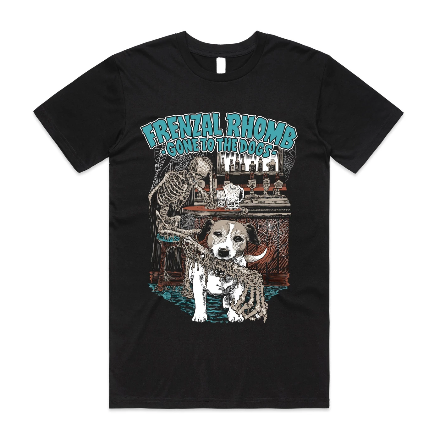 Frenzal Rhomb Gone To The Dogs T-Shirt (Black)