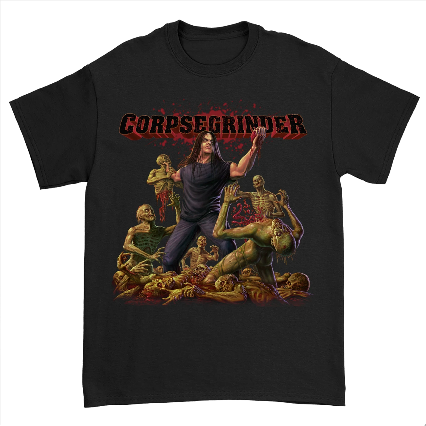 Corpsegrinder Album T-Shirt (Black)