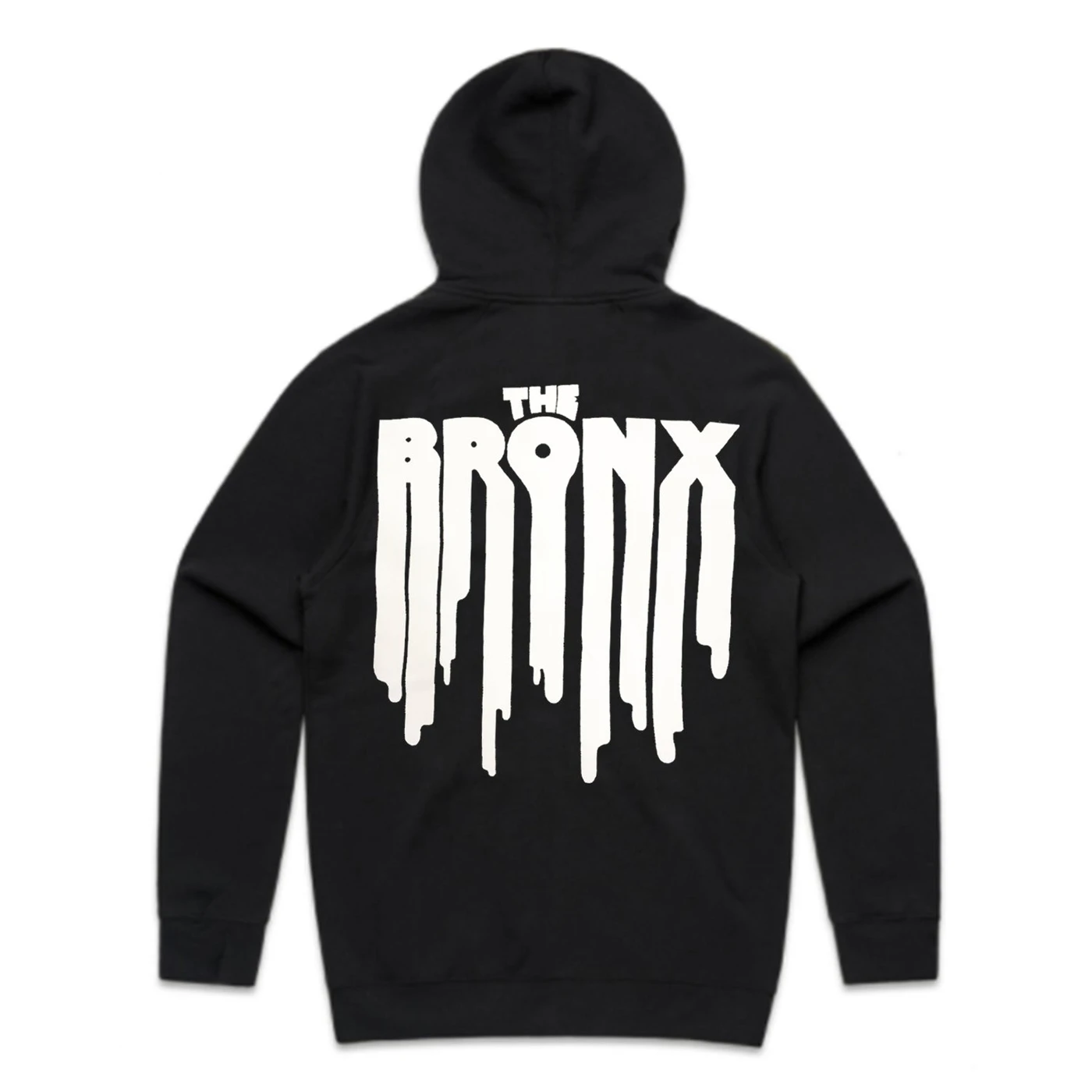 Bronx Drip Logo Zip Up Hoodie (Black)
