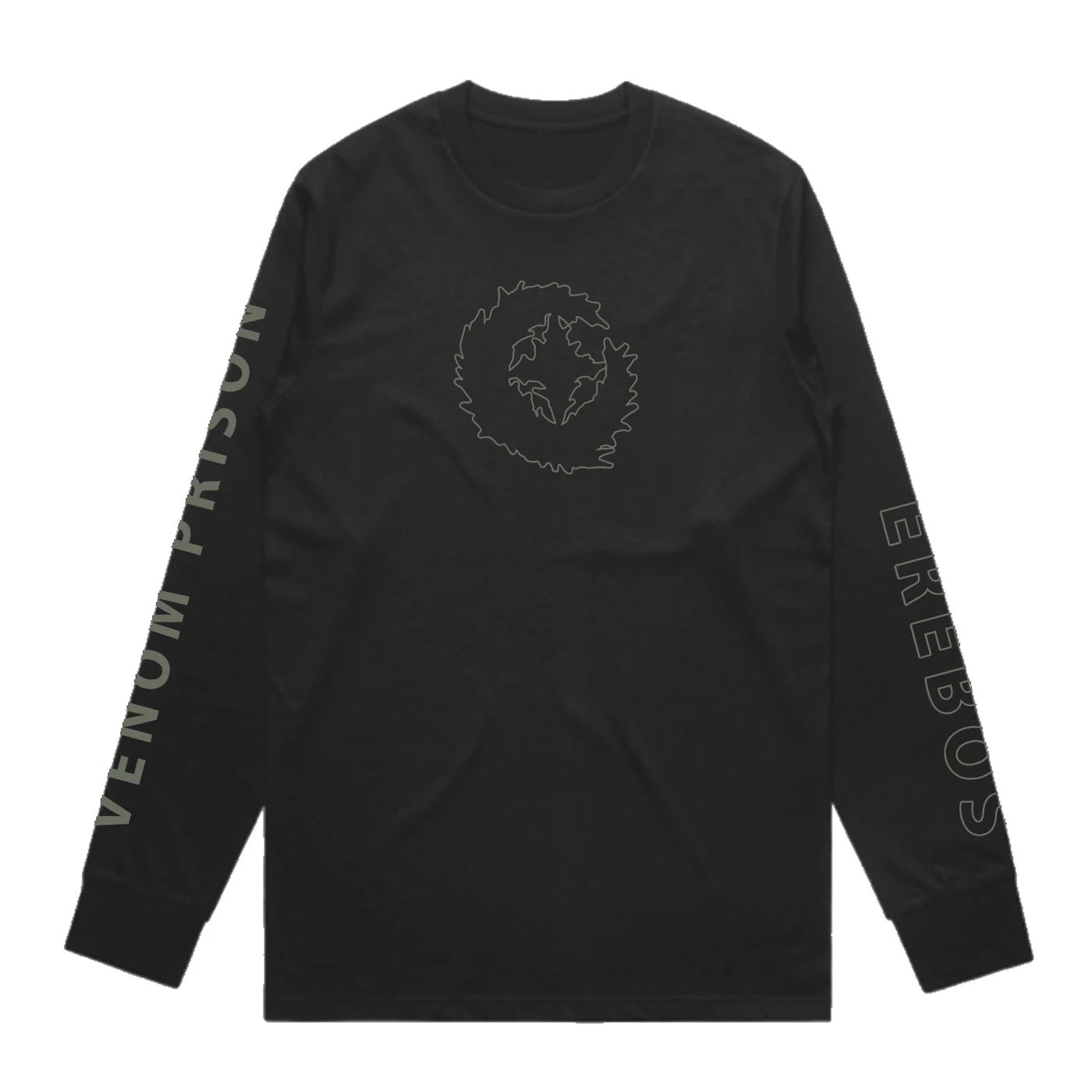 Venom Prison Erebos Moon Longsleeve (Black)