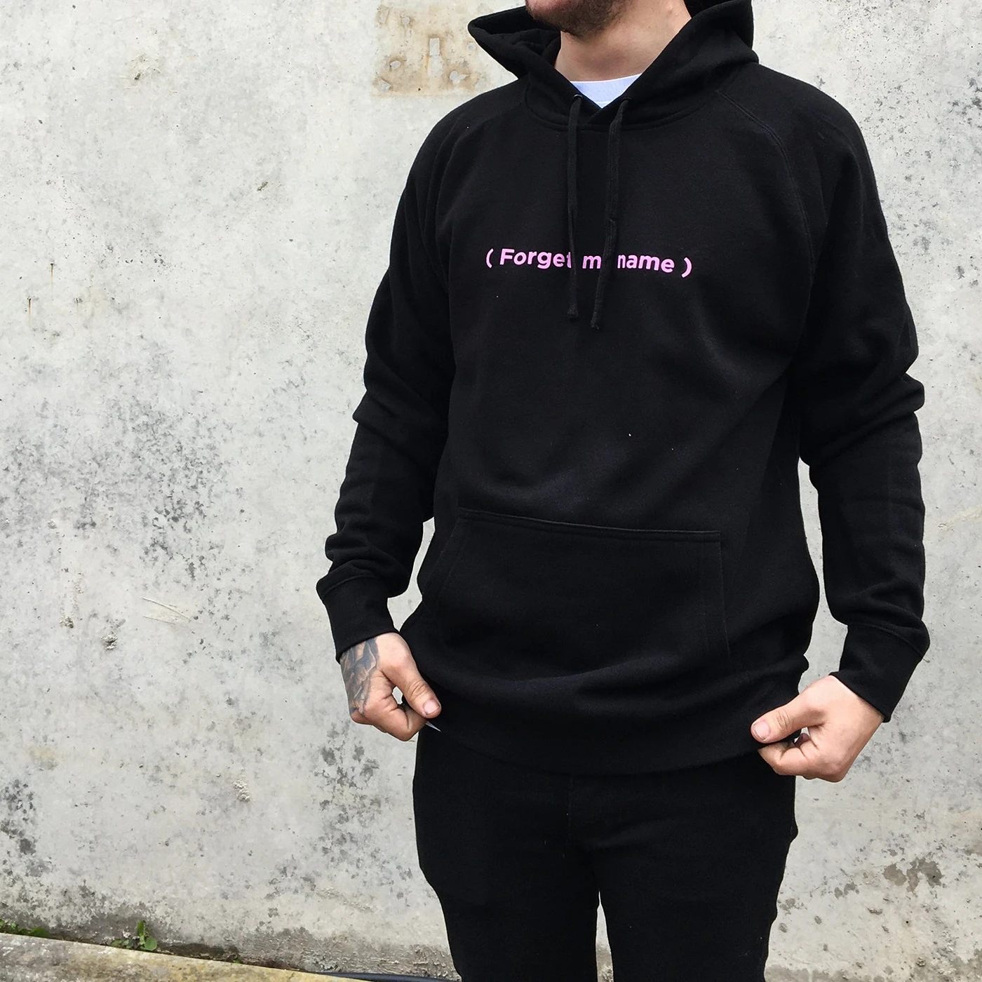 WAAX Forget My Name Hoodie (Black)