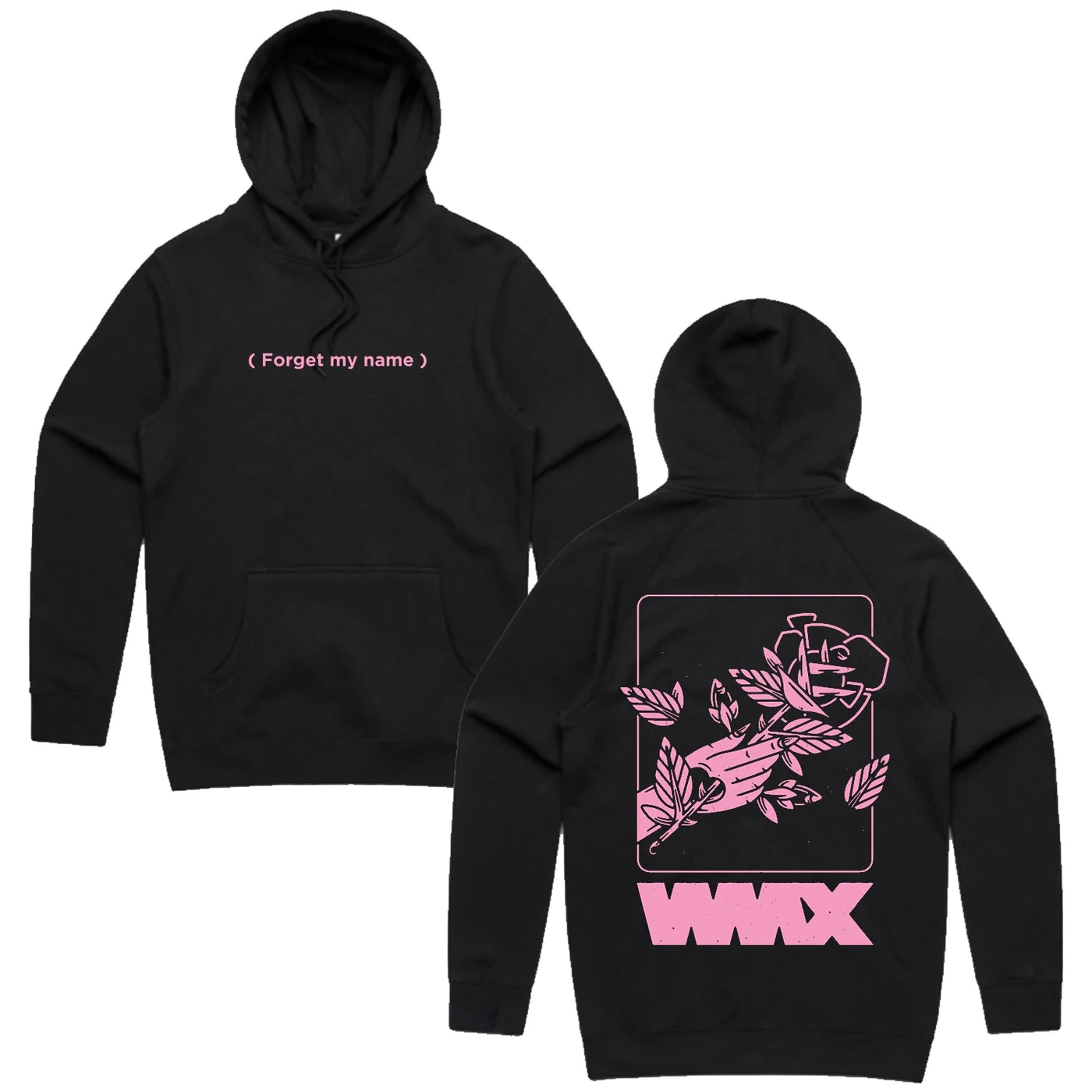 WAAX Forget My Name Hoodie (Black)
