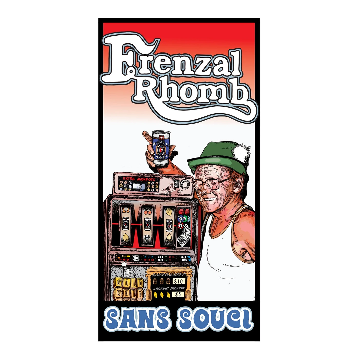 Frenzal Rhomb Pokies Beach Towel