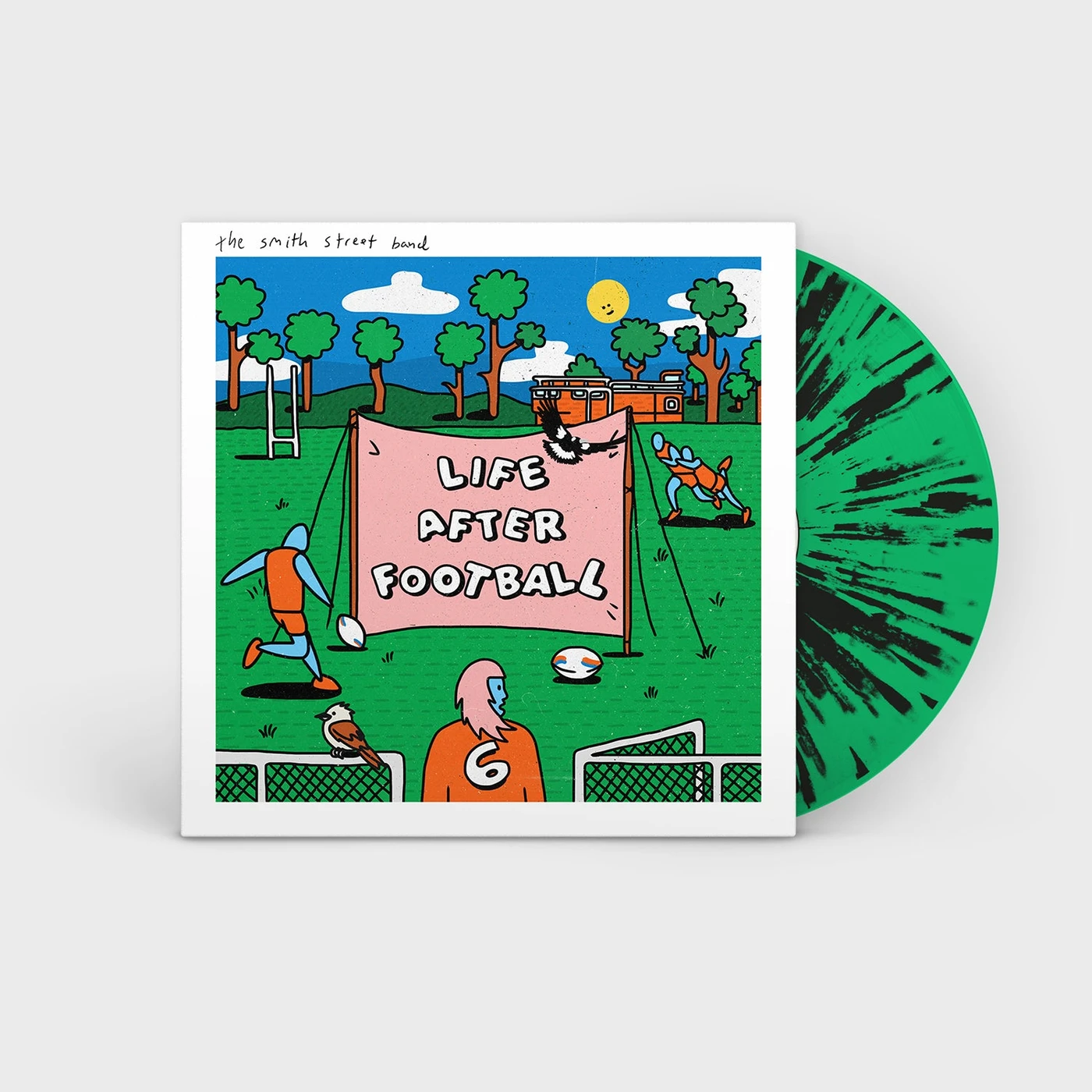 The Smith Street Band Life After Football LP (Green w/ Black Splatter Vinyl)