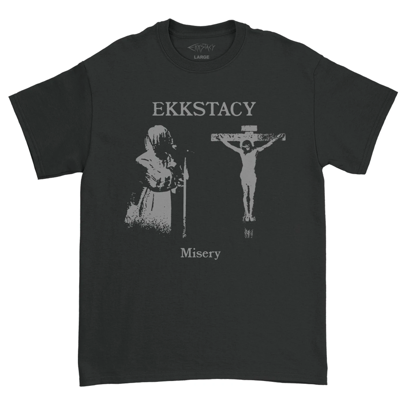 EKKSTACY Crucifix Misery Tee (Black)