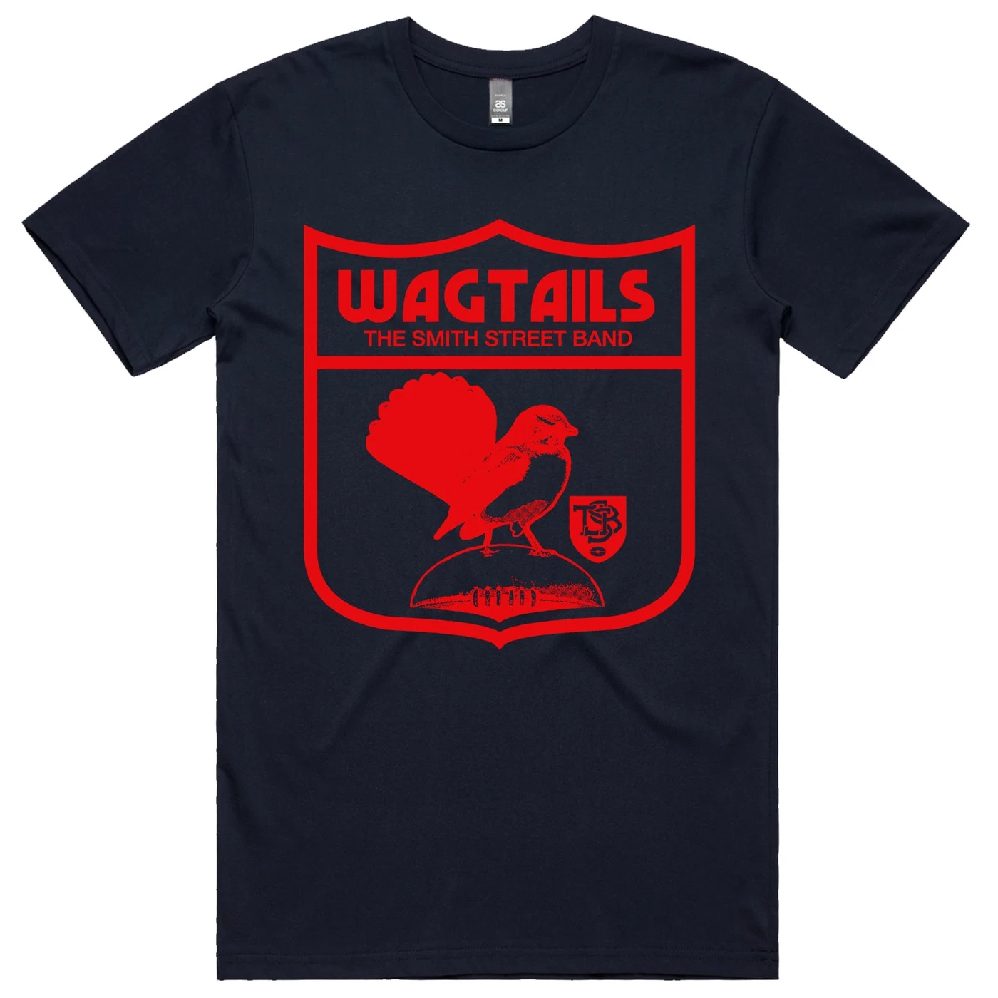 The Smith Street Band Wagtails Tee (Navy w/ Red Print)