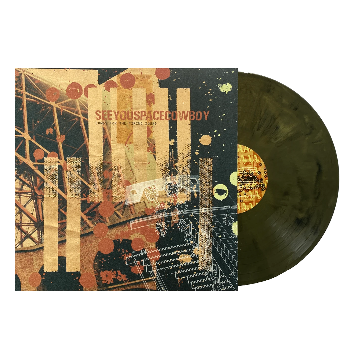 SeeYouSpaceCowboy... Songs For The Firing Squad 12" Vinyl (Gold/Black Galaxy)