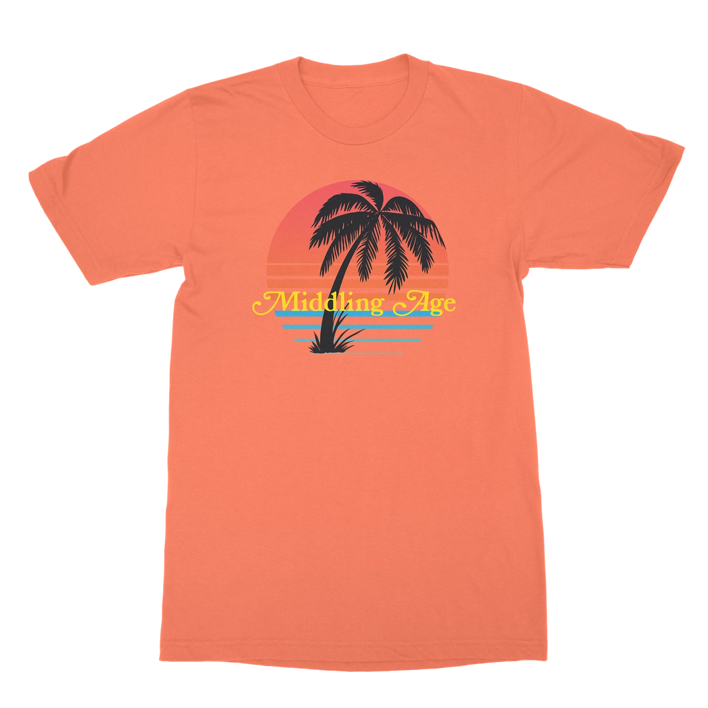 Tim Kasher | Middling Age T-Shirt - Coral