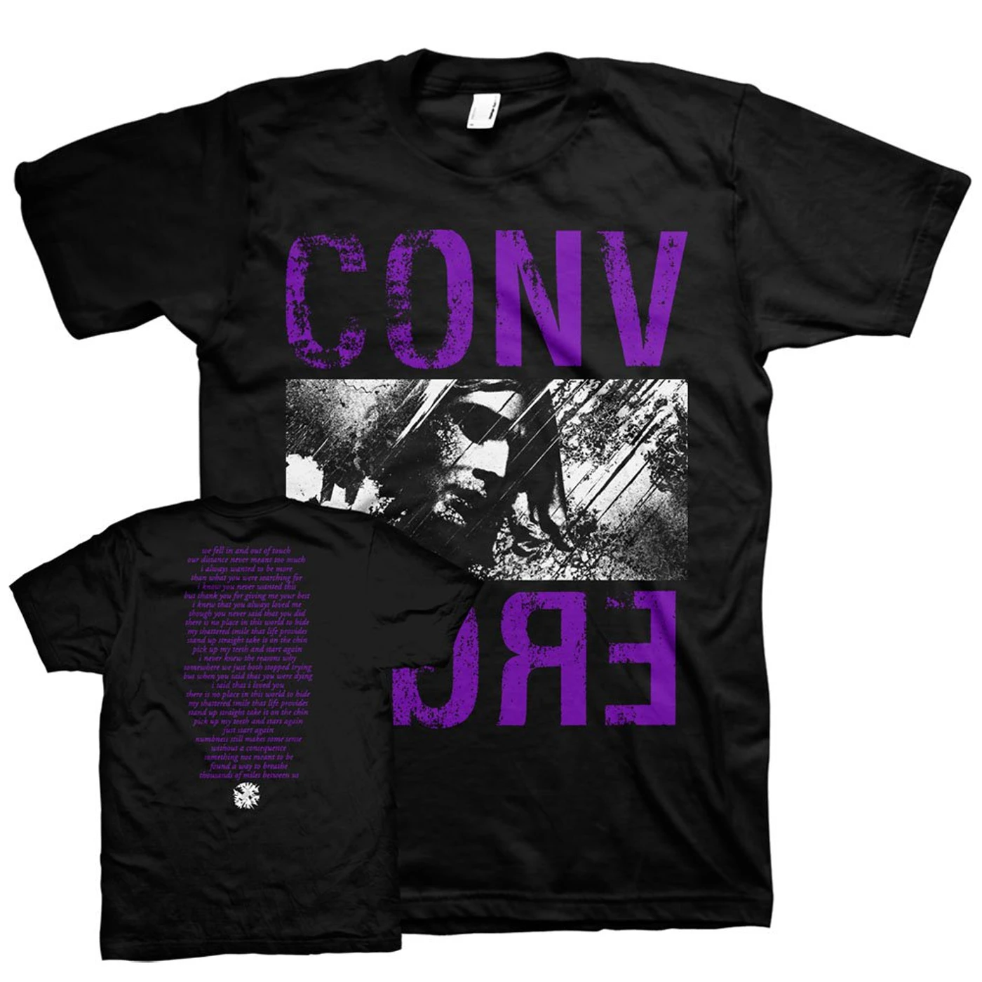 Converge Thousands Of Miles Between Us Tee (Purple/Black)