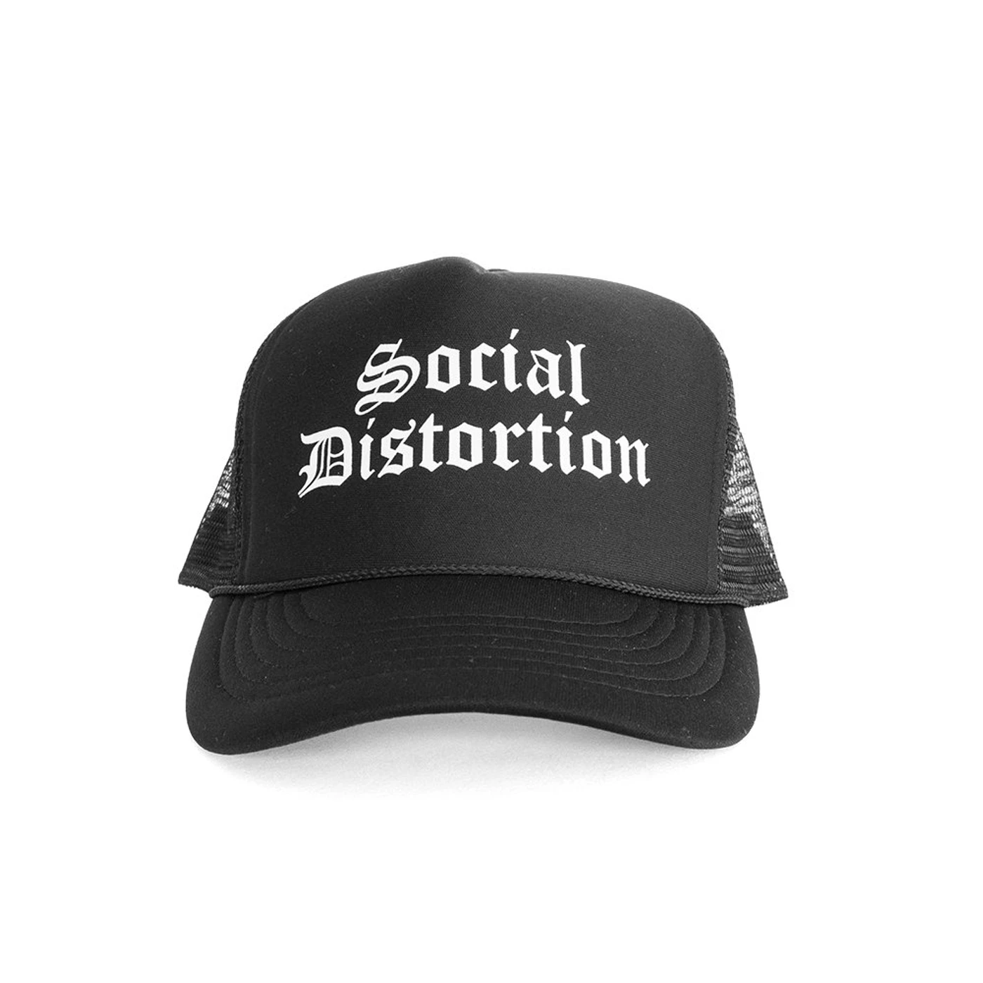 Social Distortion Old English Trucker Hat (Black)