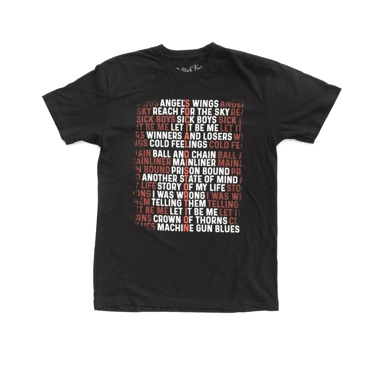 Social Distortion Song Title T-Shirt (Black)