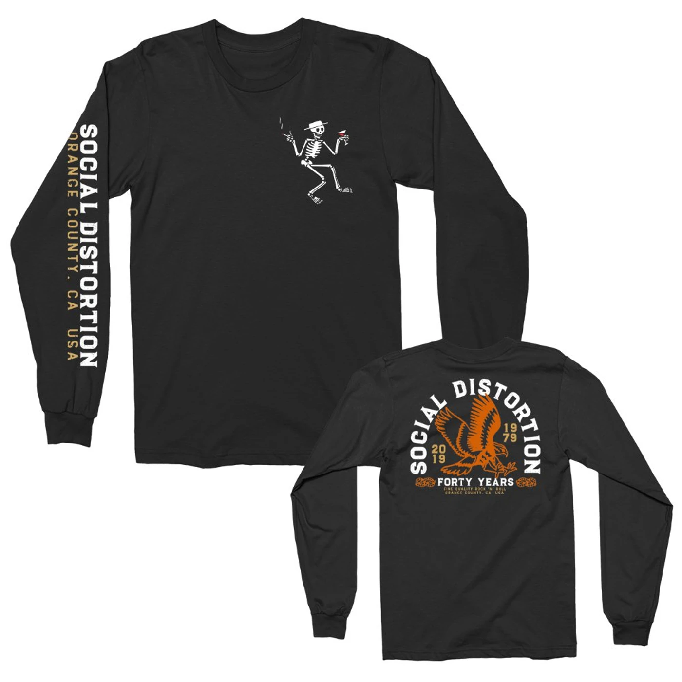 Social Distortion Eagle Long Sleeve (Black)