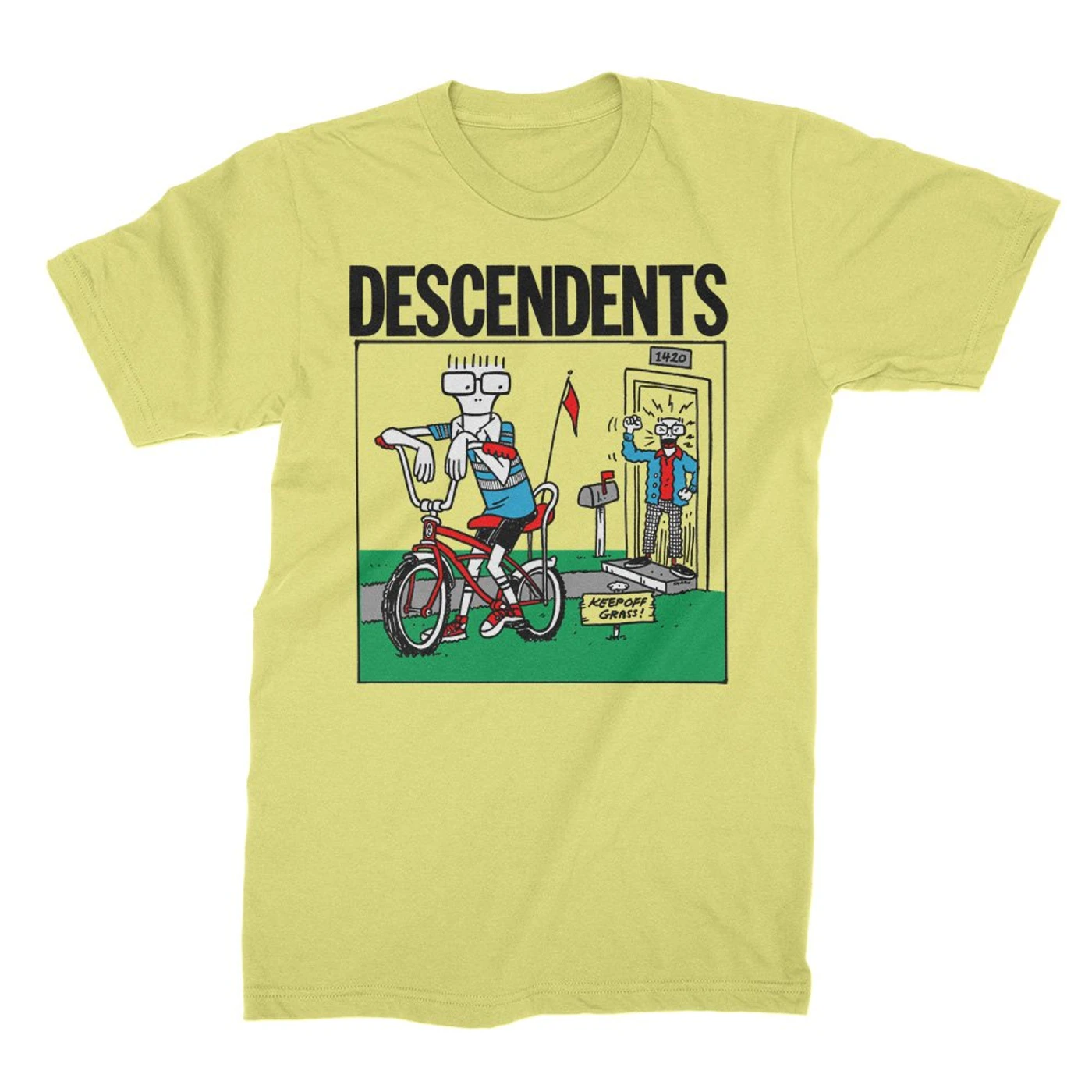 Descendents Keep off the Grass Tee (Yellow)