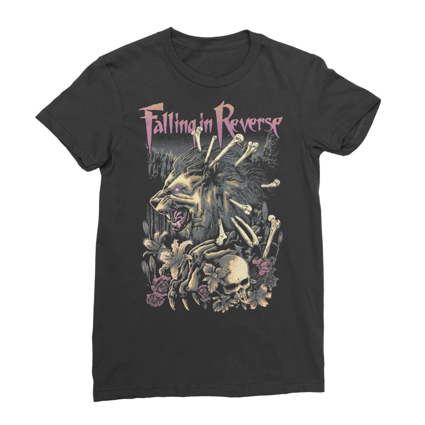 Falling In Reverse Lycan Bones Women's Tee (Black)