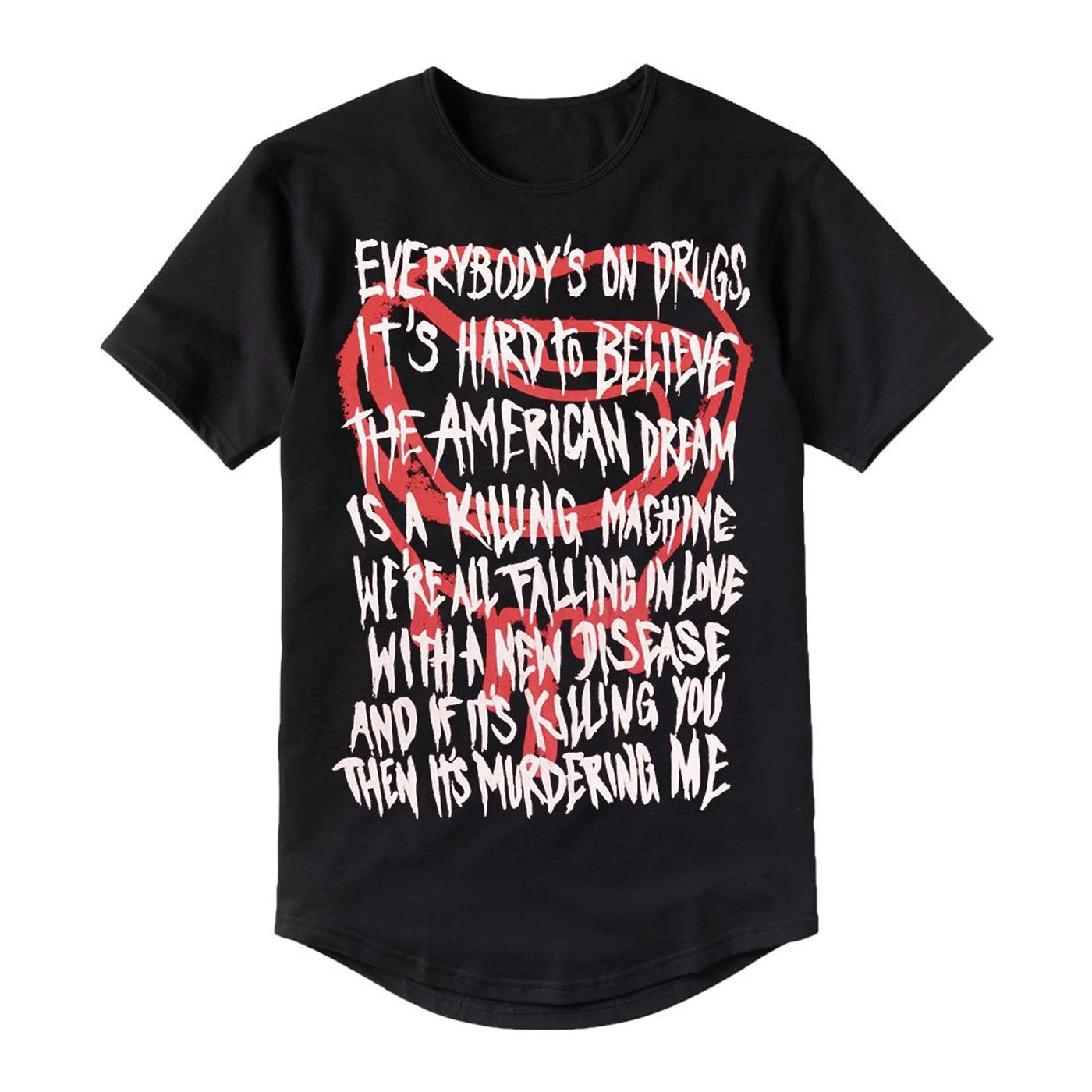 Falling In Reverse Drugs Lyric Tee (Black)