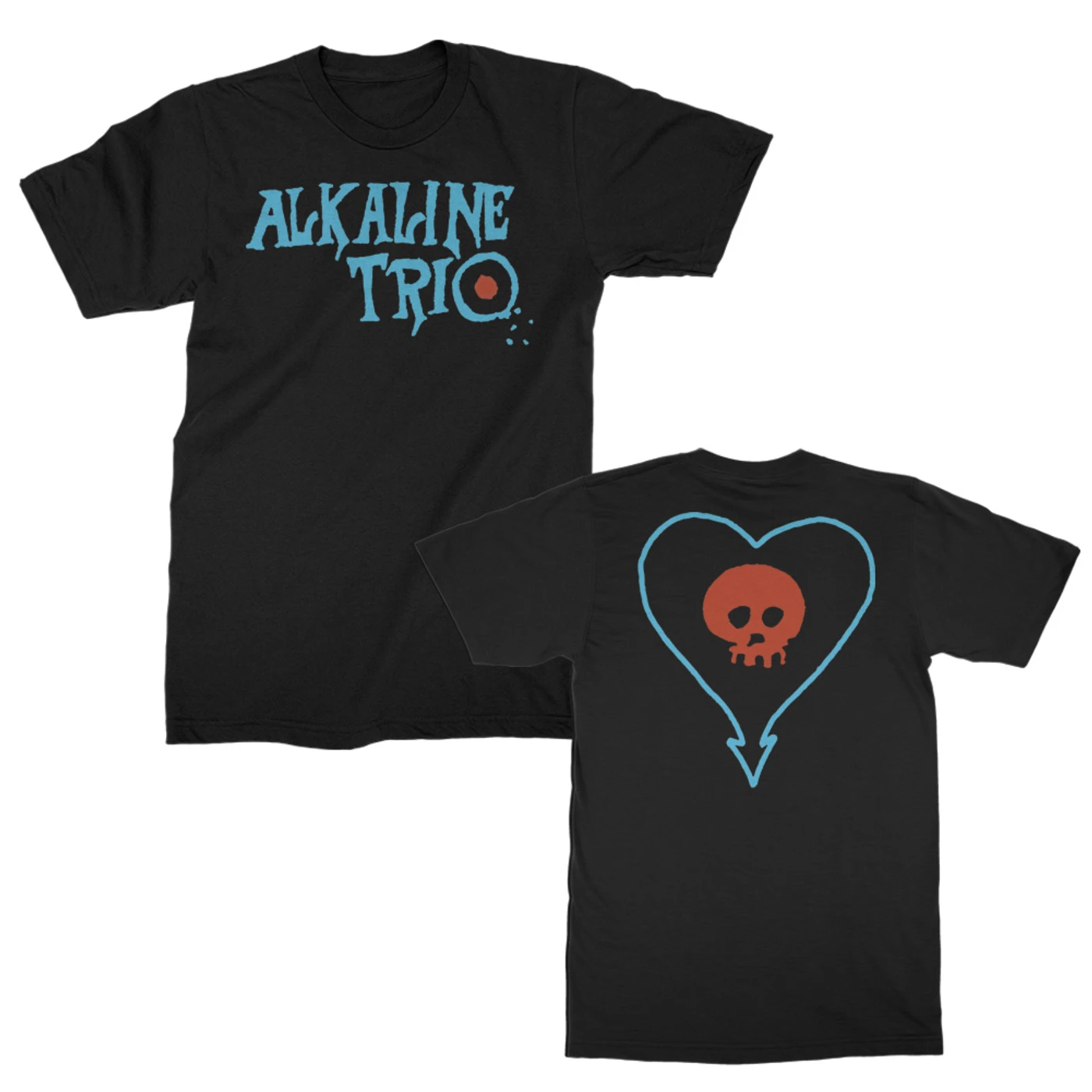 Alkaline Trio E.P. Logo Heartskull Tee (Black)
