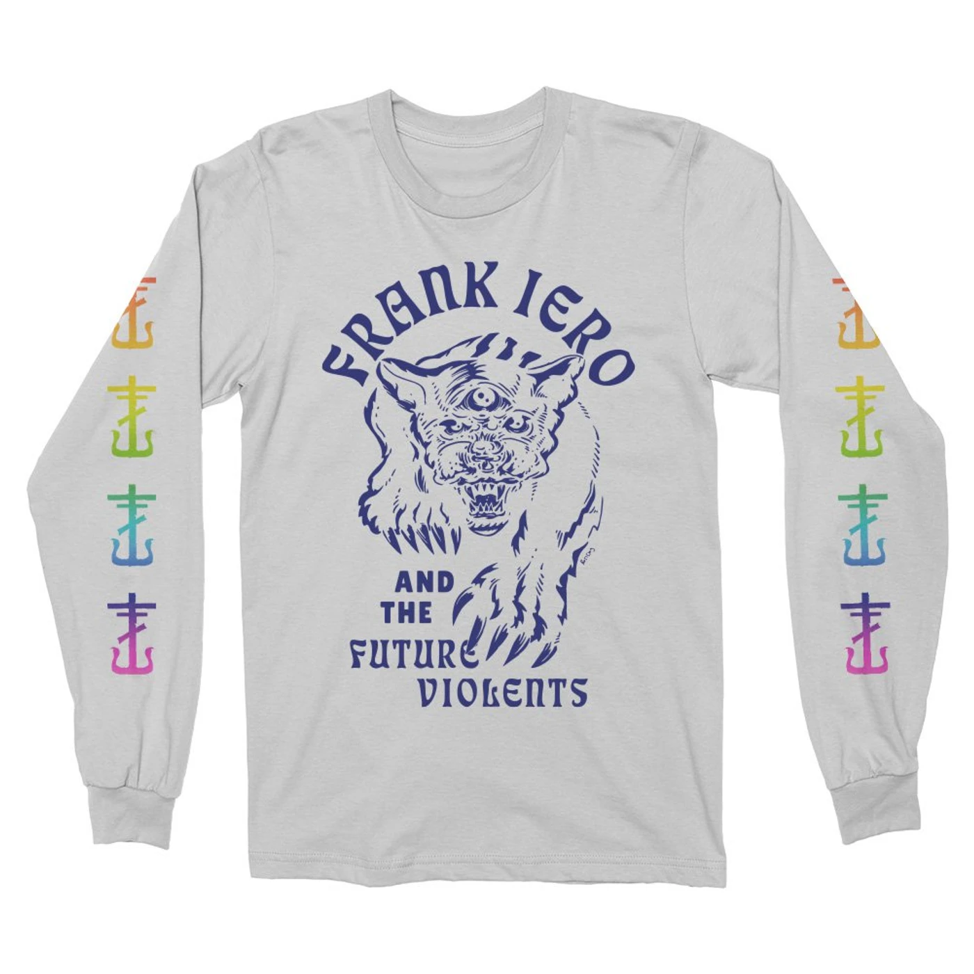 Frank Iero Panther Long Sleeve (White)