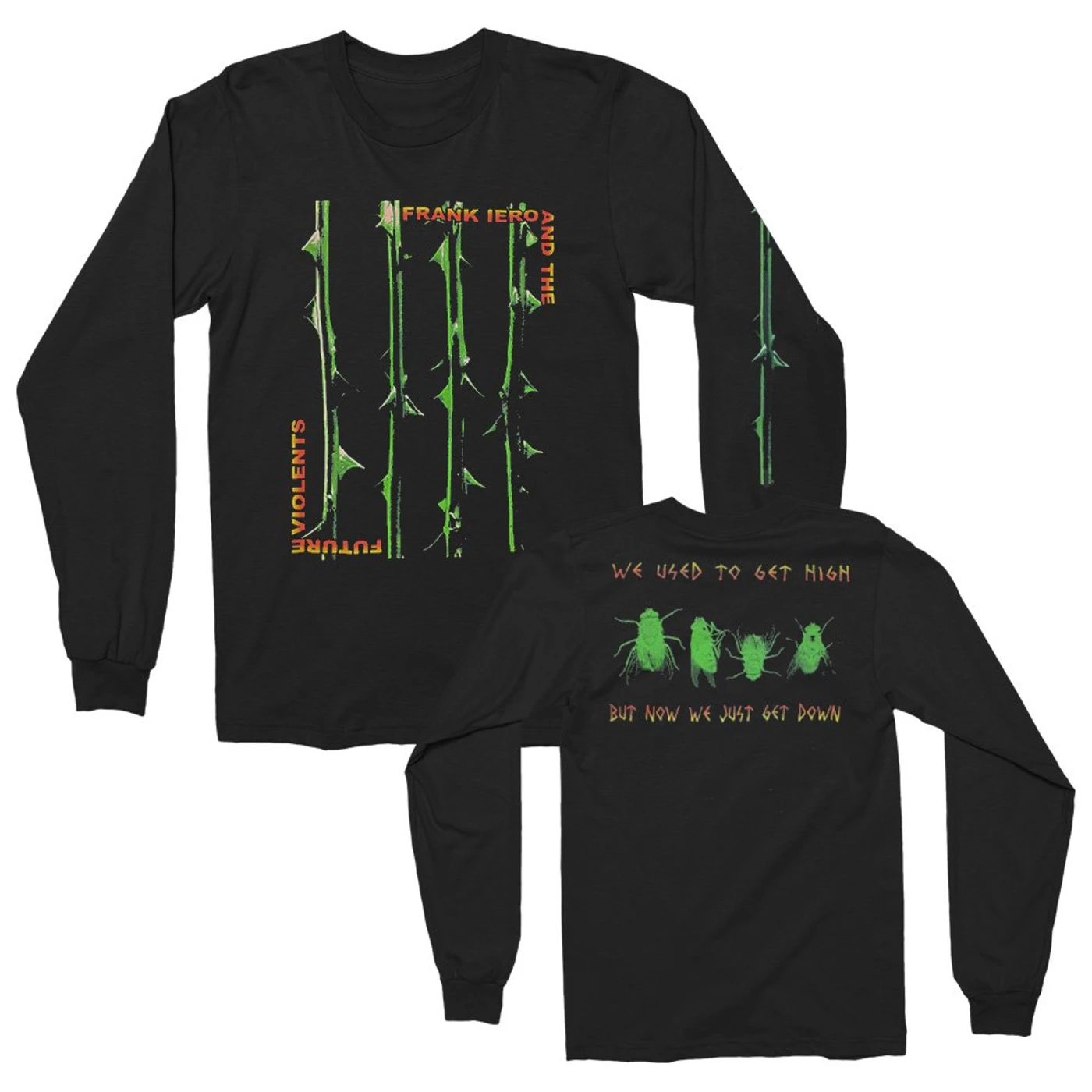 Frank Iero Stems and Thorns Long Sleeve (Black)