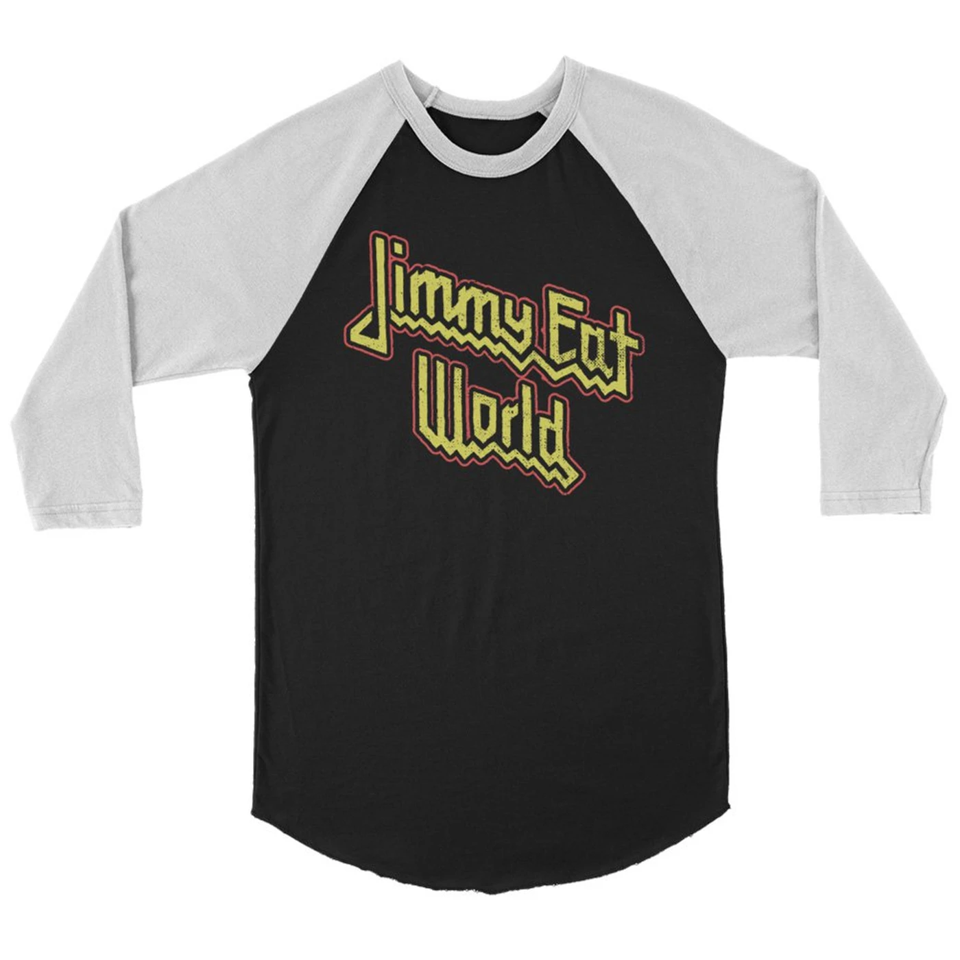 Jimmy Eat World Priest Raglan (Black/White)